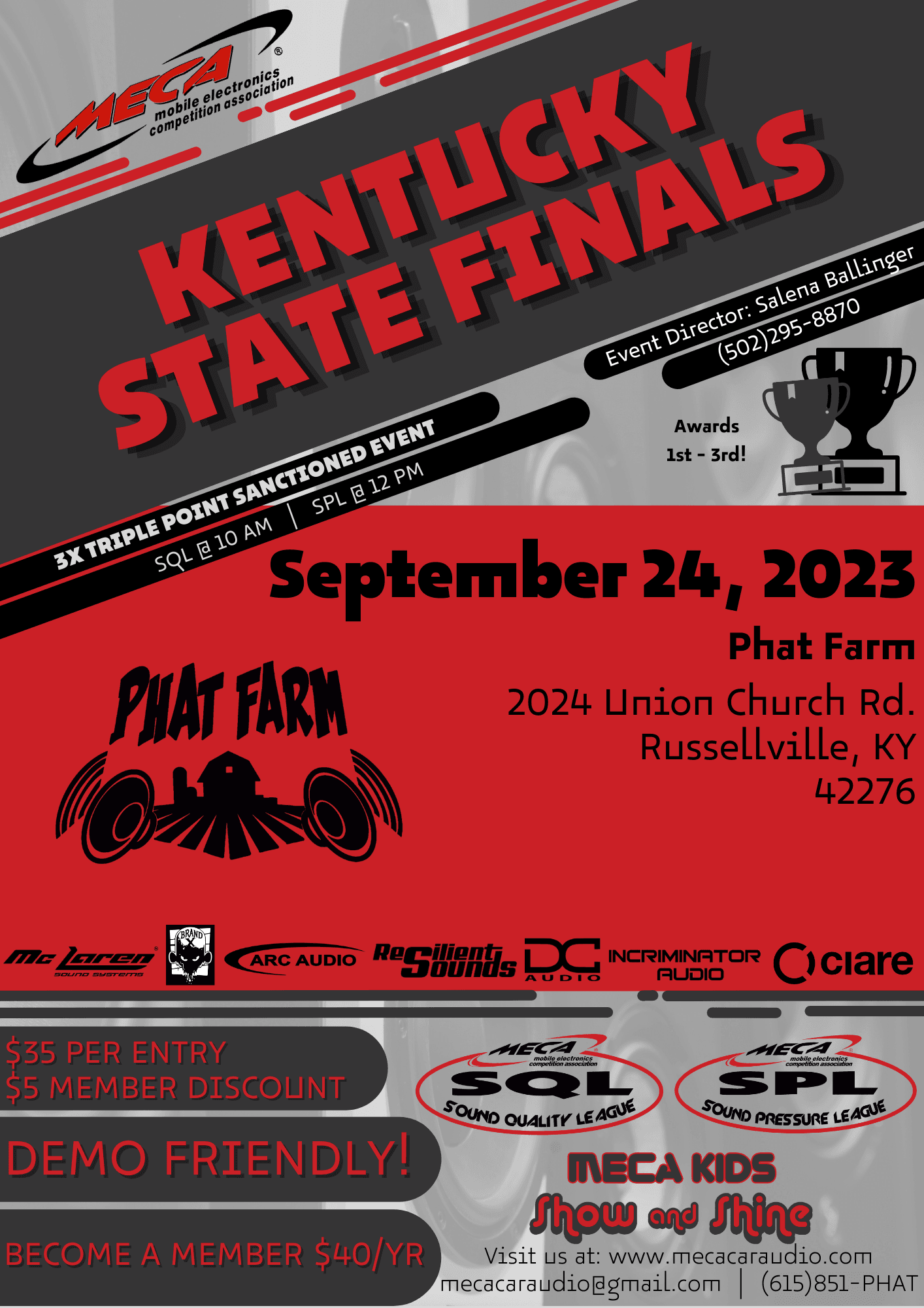 Kentucky State Finals Flyer