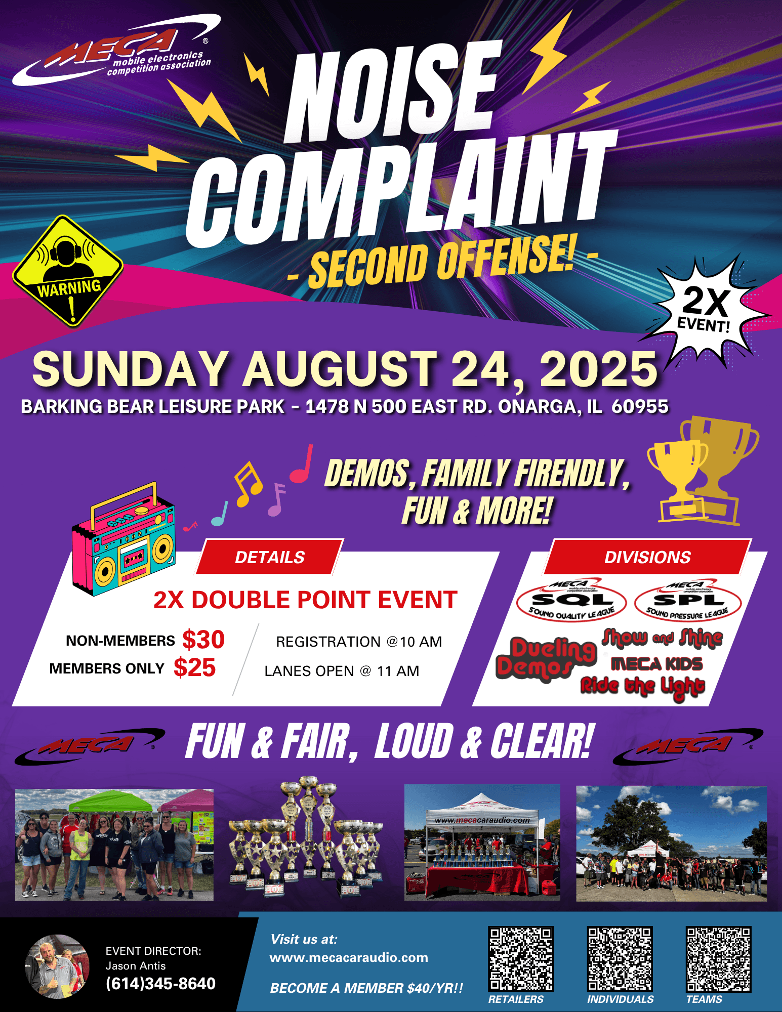 Noise Complaint -Second Offense- Flyer