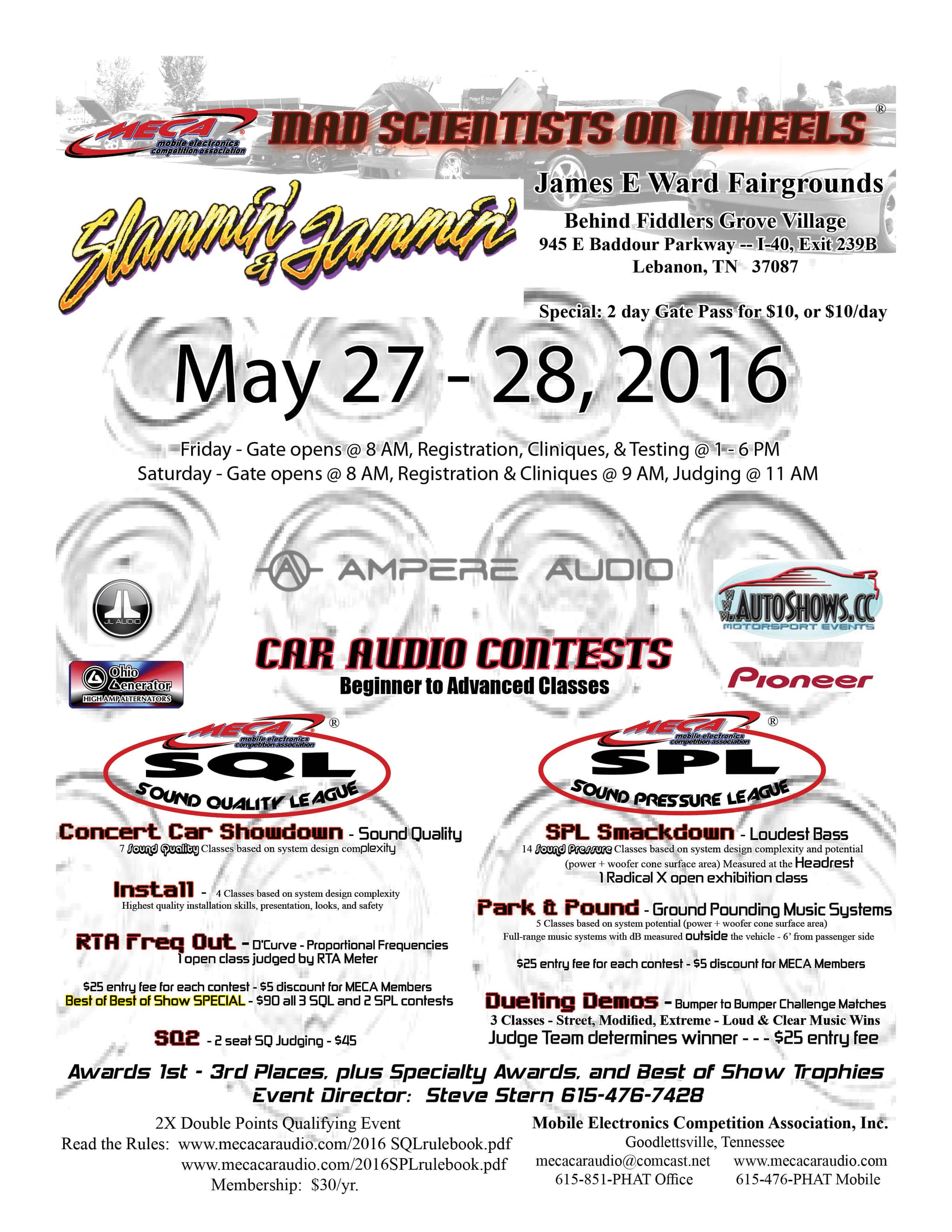 Slammin' & Jammin' Flyer