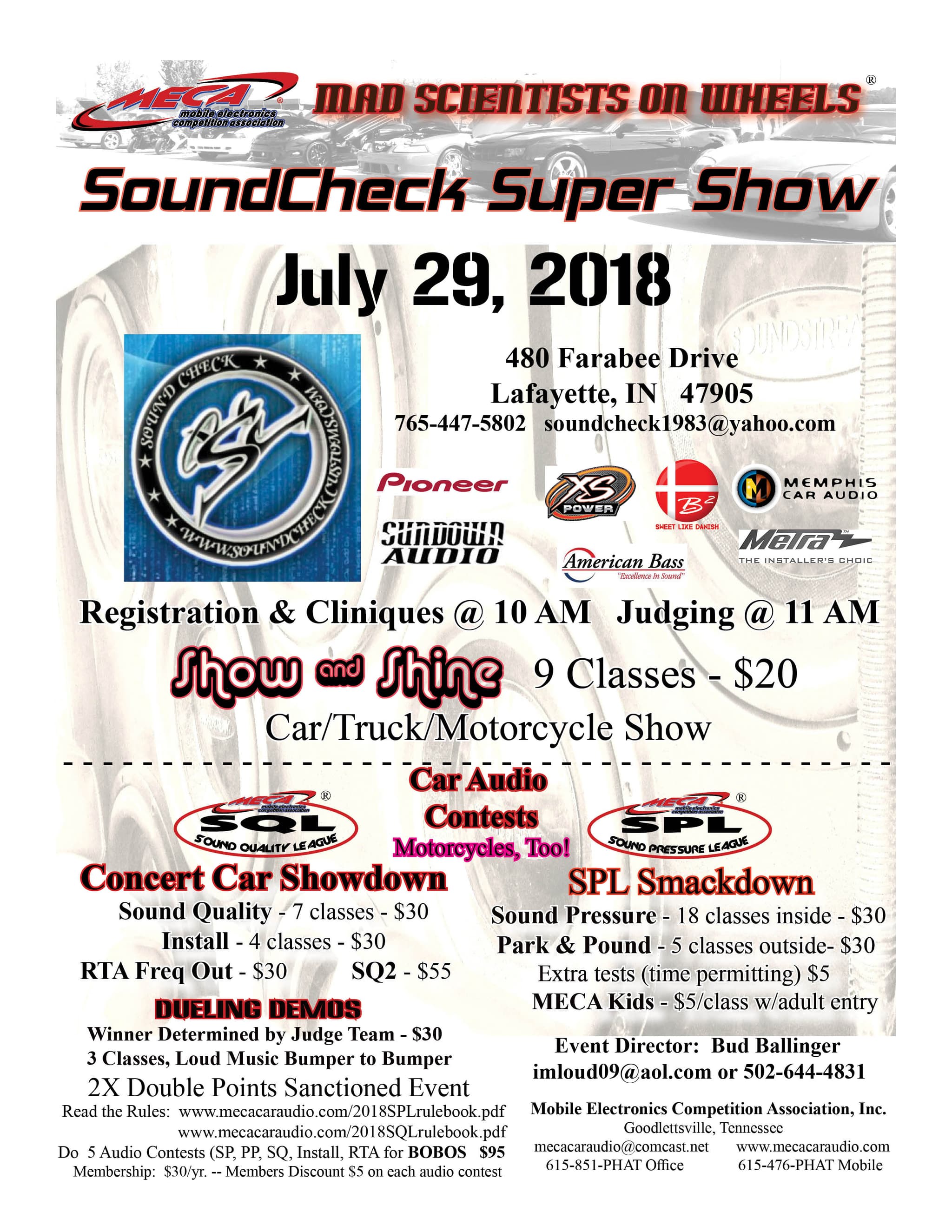 SoundCheck Super Show Flyer