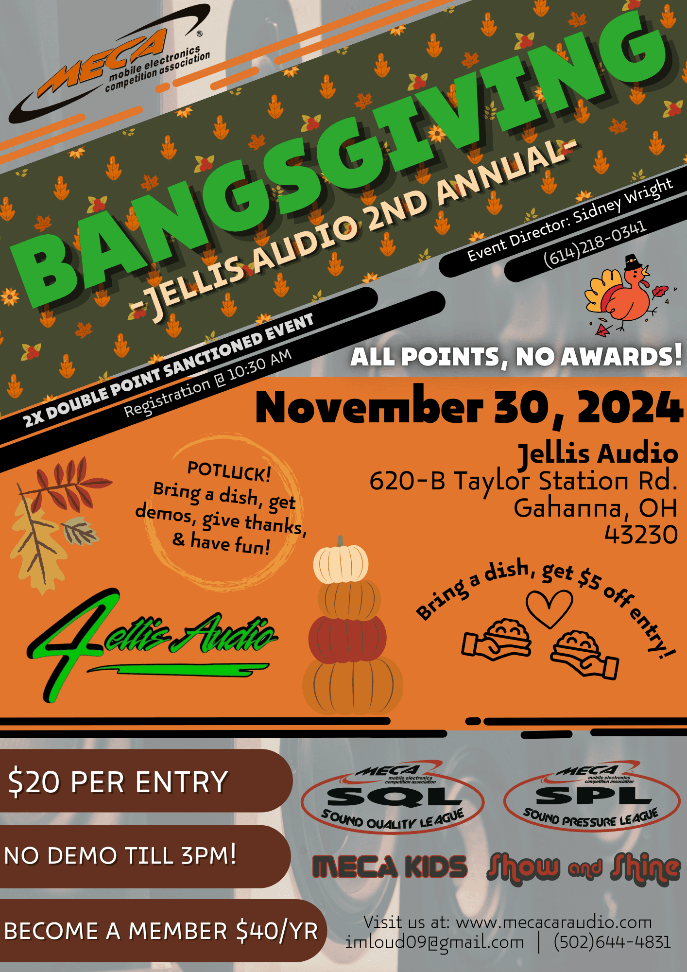 Jellis Audio Bangsgiving fix Flyer