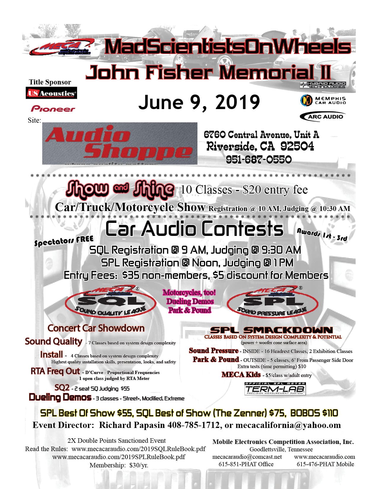 John Fisher Memorial Event 2 Flyer