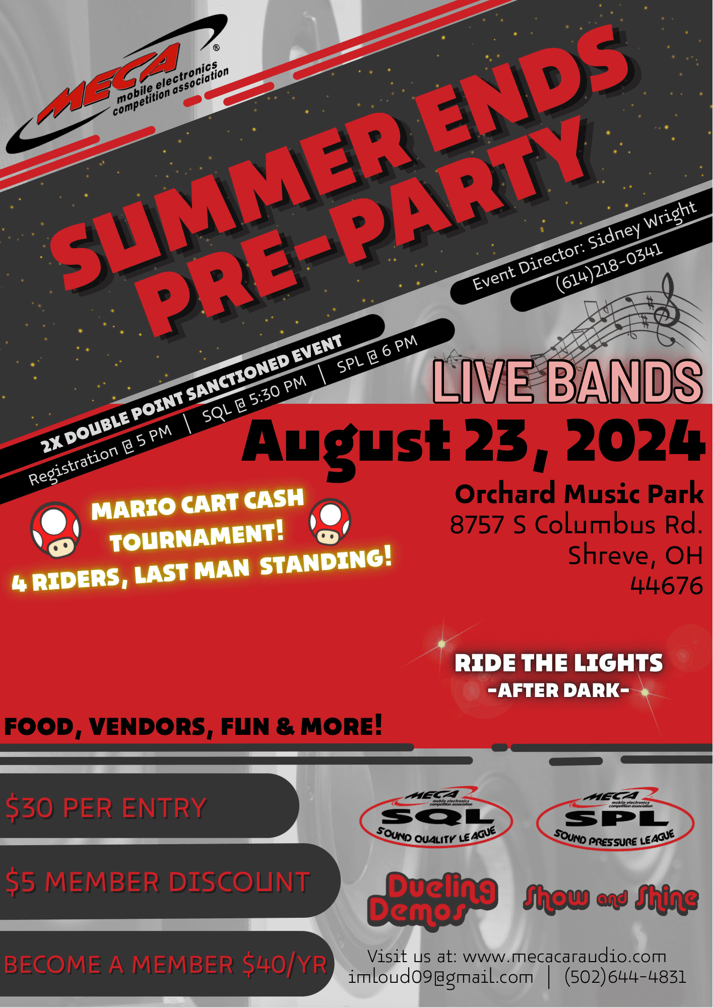 SUMMER ENDS PRE-PARTY Flyer