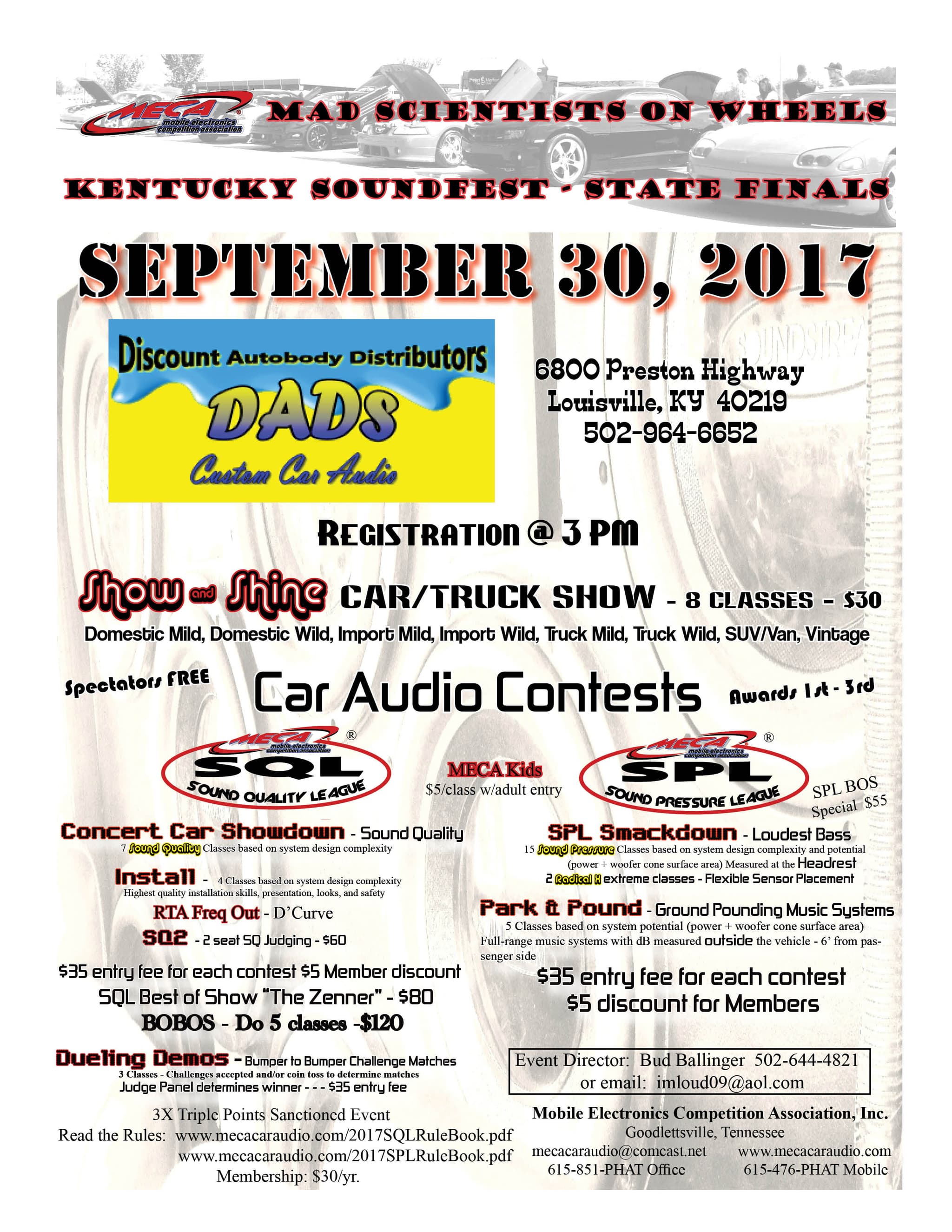 Kentucky Soundfest - State Finals Flyer