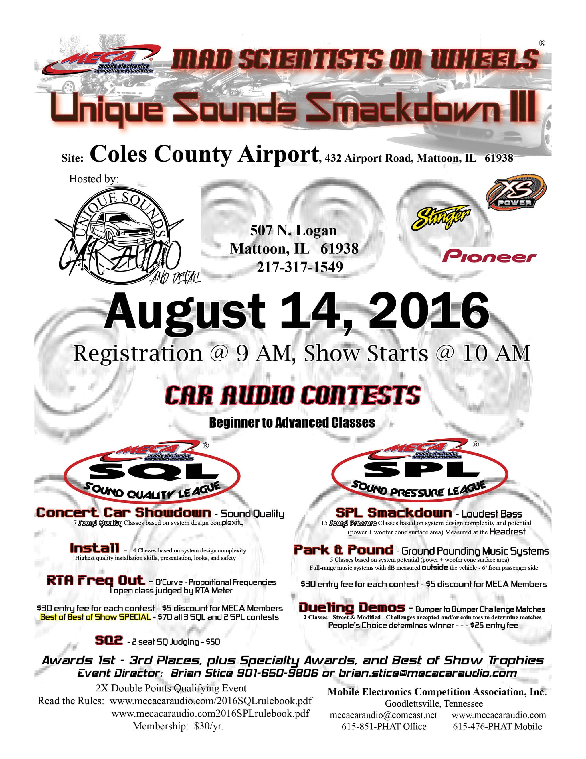 Unique Sounds Smackdown III Flyer