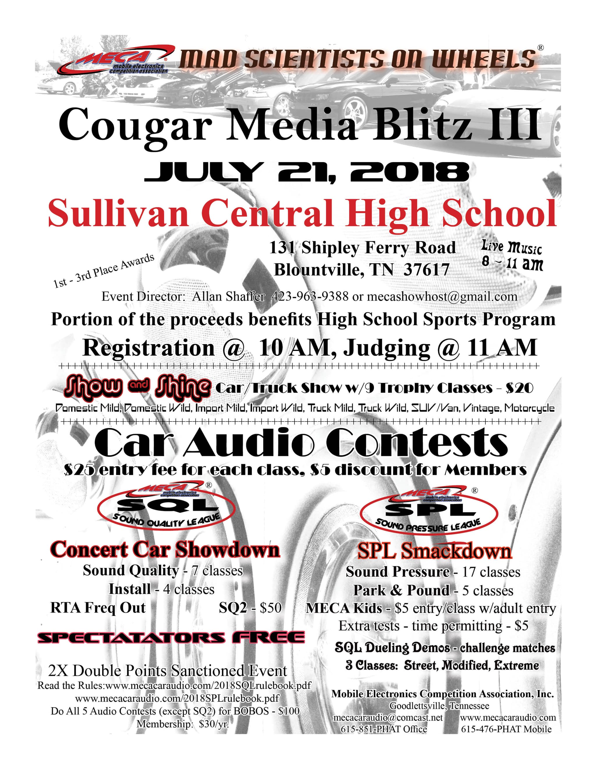 Cougar Media Blitz III Flyer
