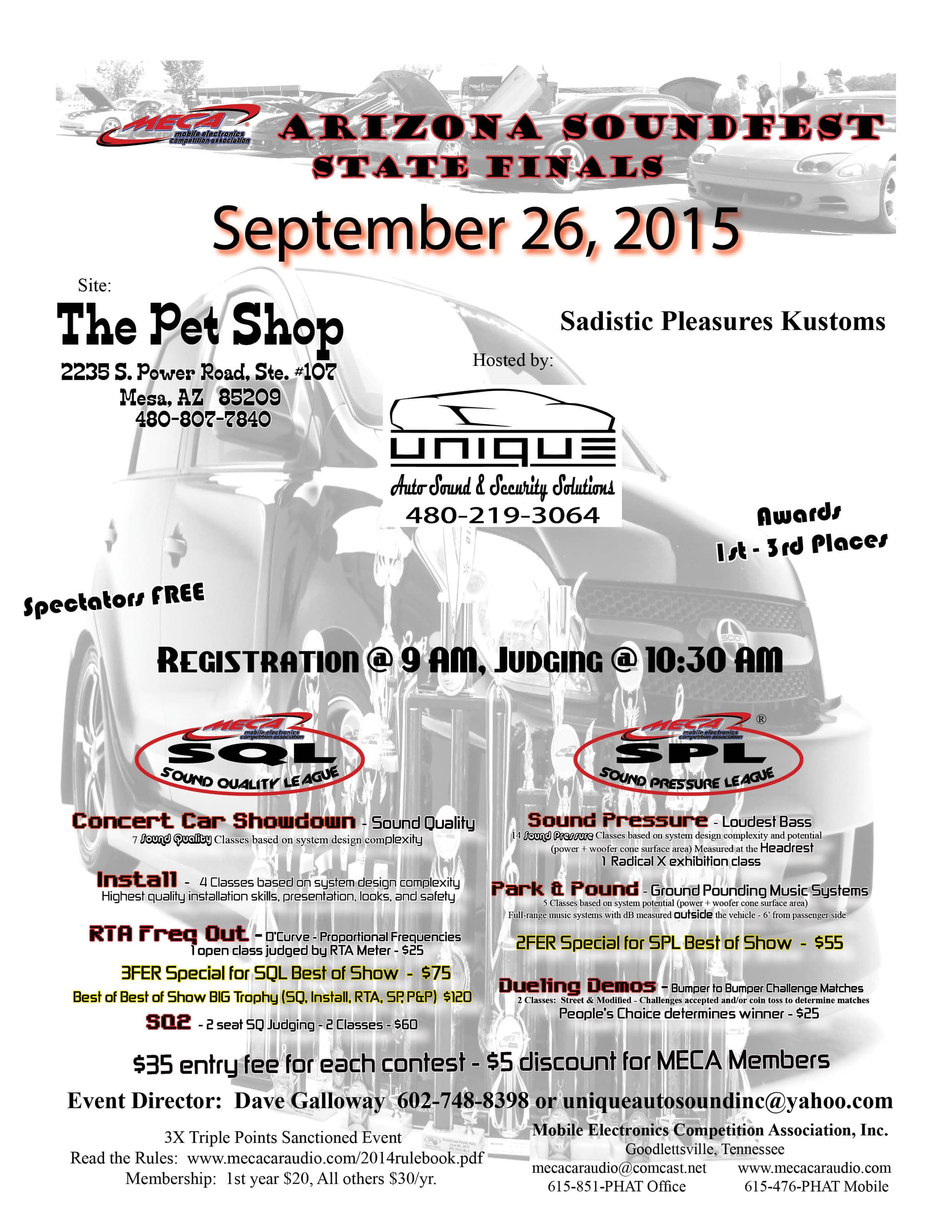 Arizona Soundfest - State Finals Flyer