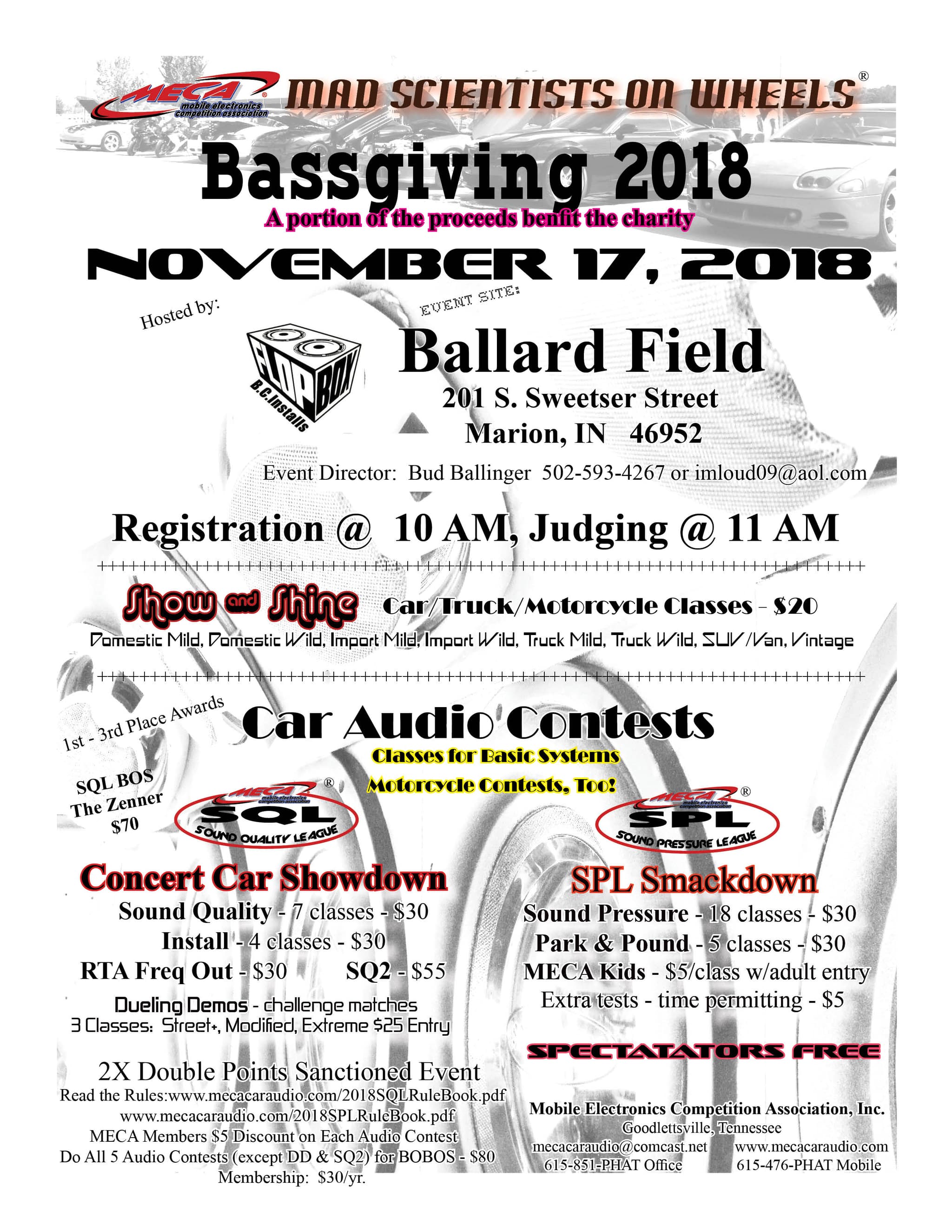 Bassgiving Show Flyer
