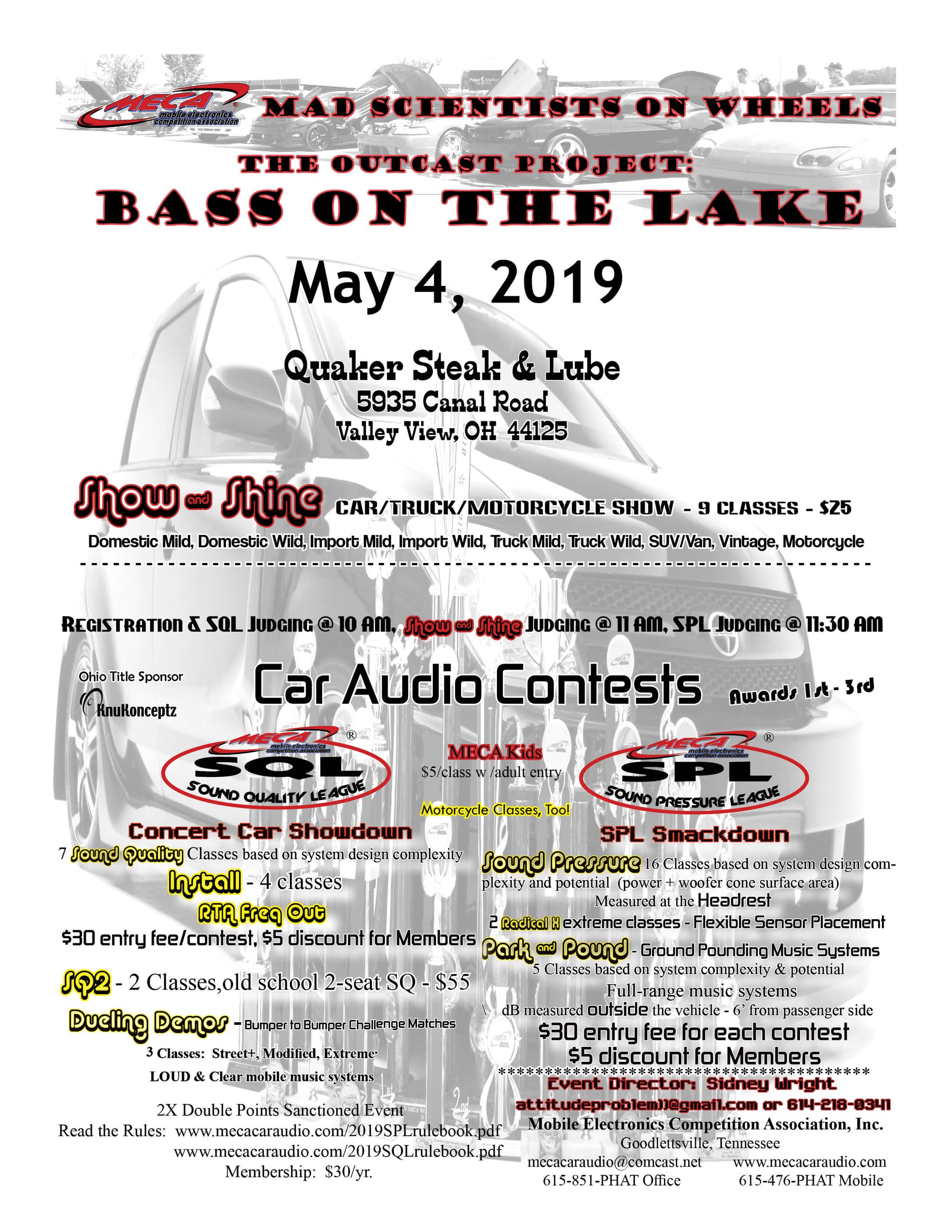 The Outcast Project:  Bass On The Lake Flyer