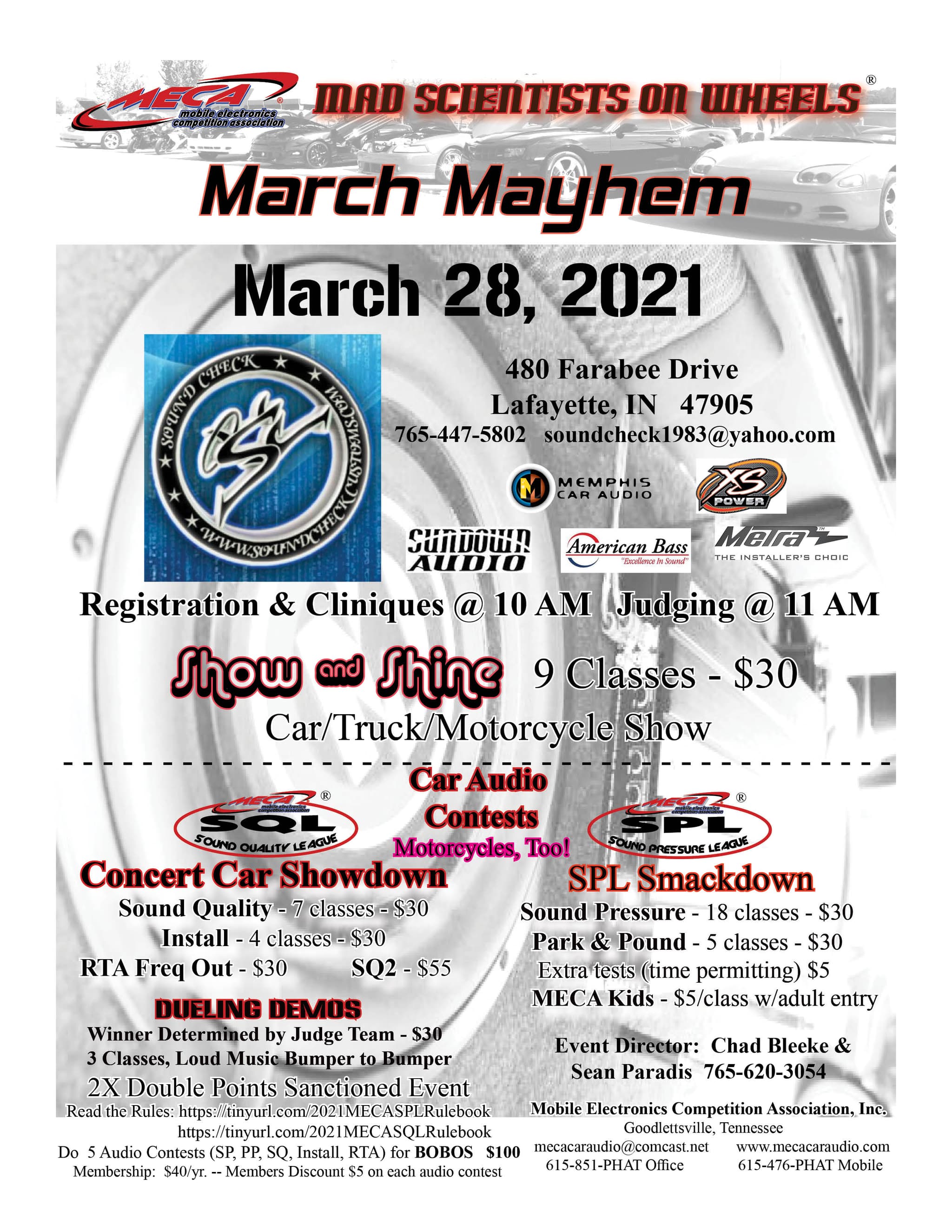March Mayhem Flyer