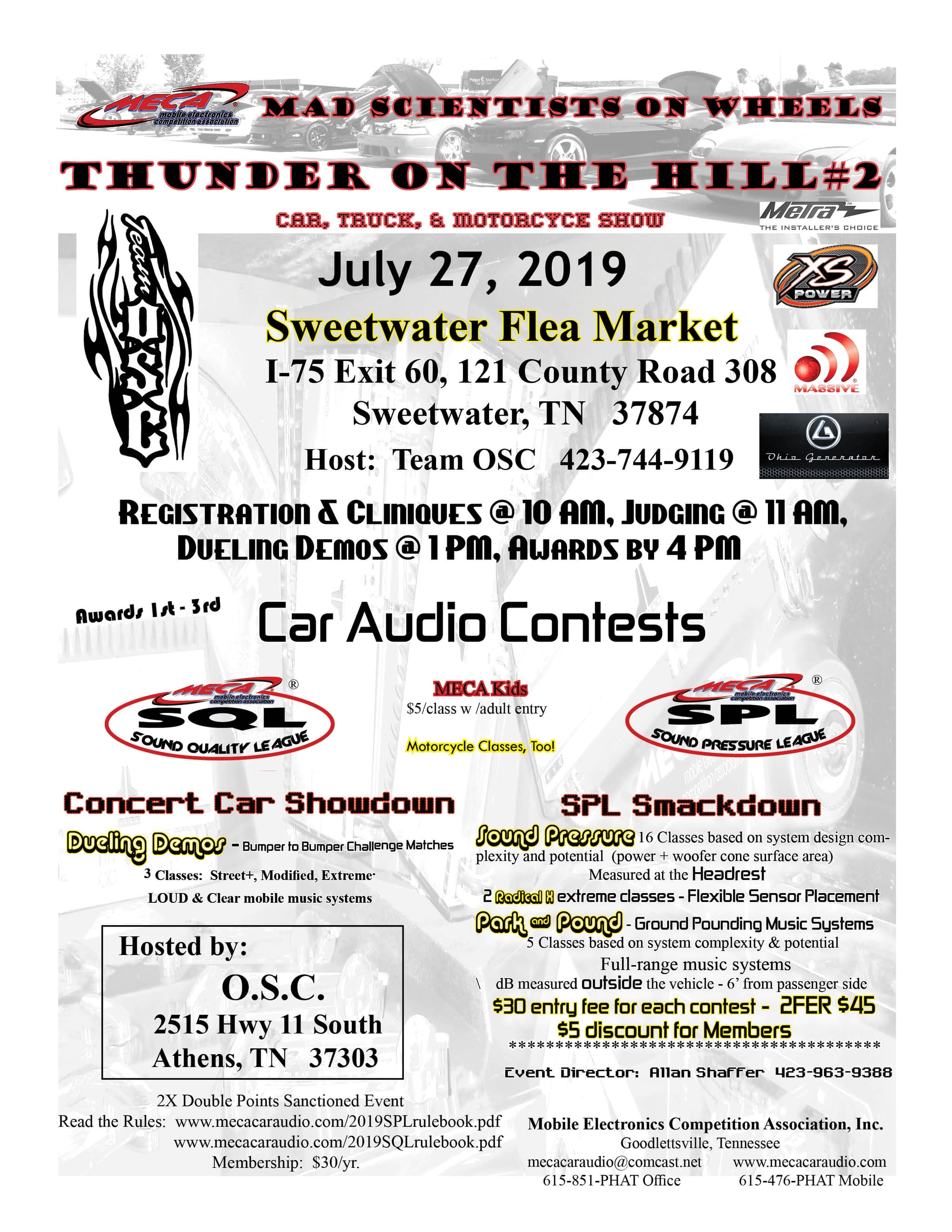 Team O.S.C.'s Thunder On The Hill #2 Flyer