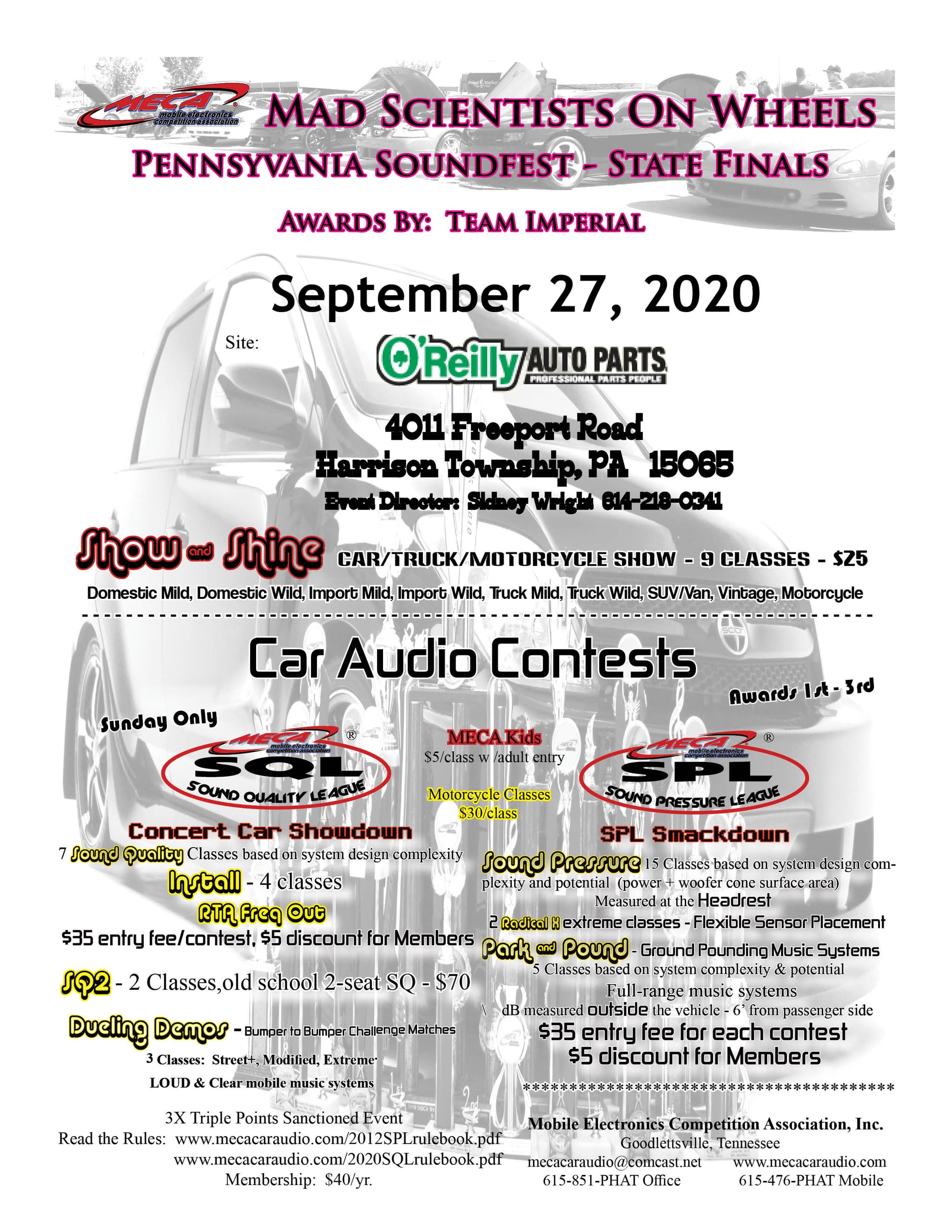 Pennsylvania Soundfest - State Finals Flyer
