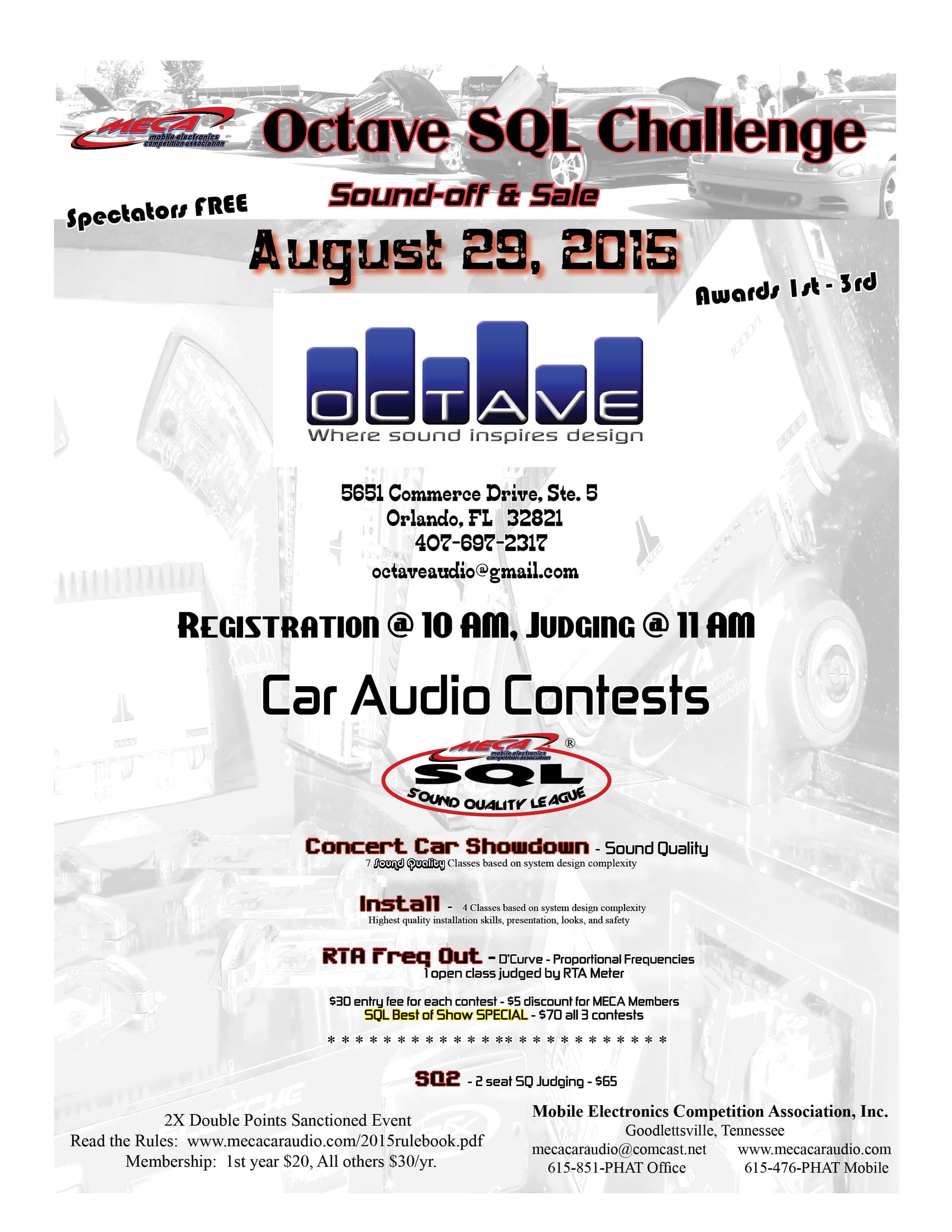 Octave SQL Challenge Flyer