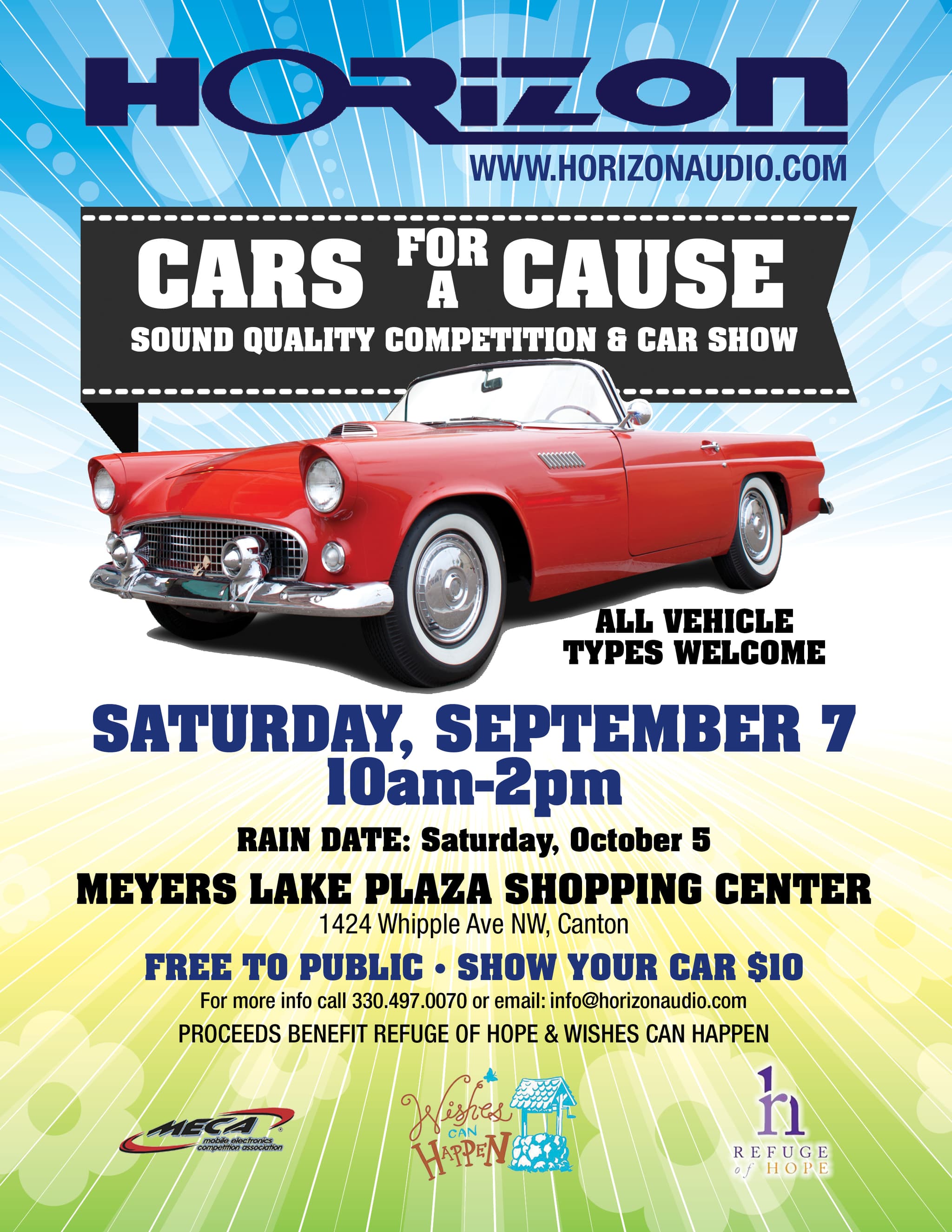 Horizon Audio Concert Car Showdown Flyer