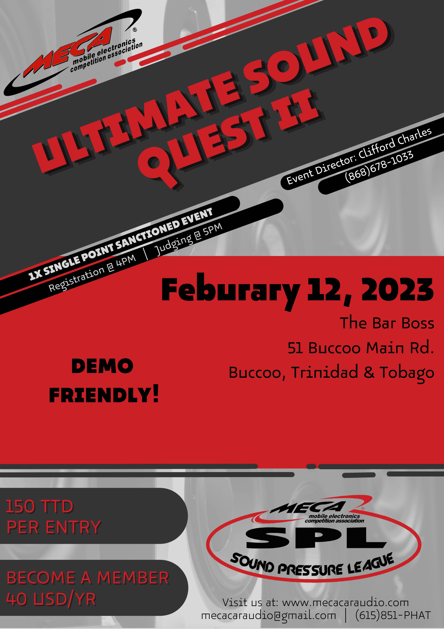 Ultimate Sound Quest II Flyer