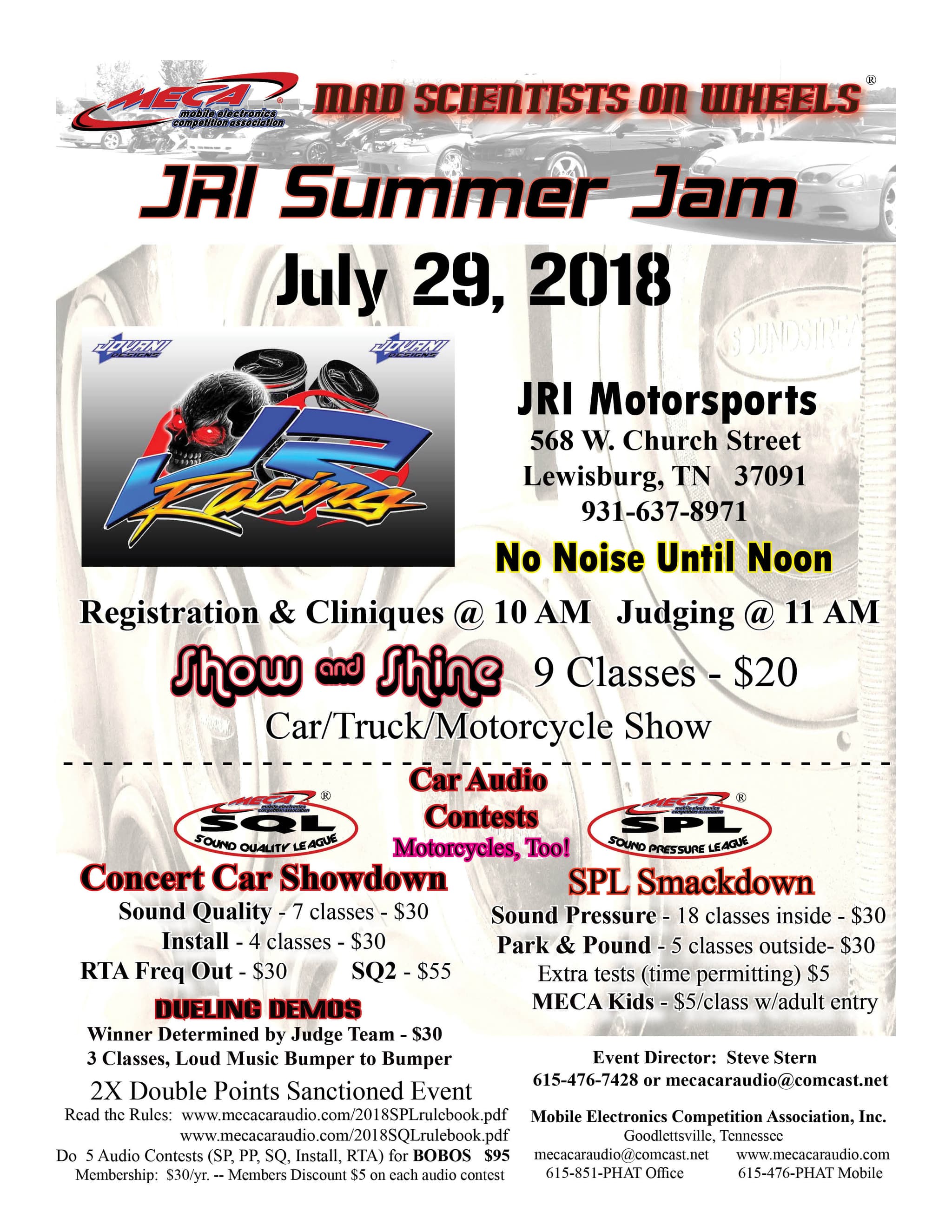 JRI Summer Jam Flyer