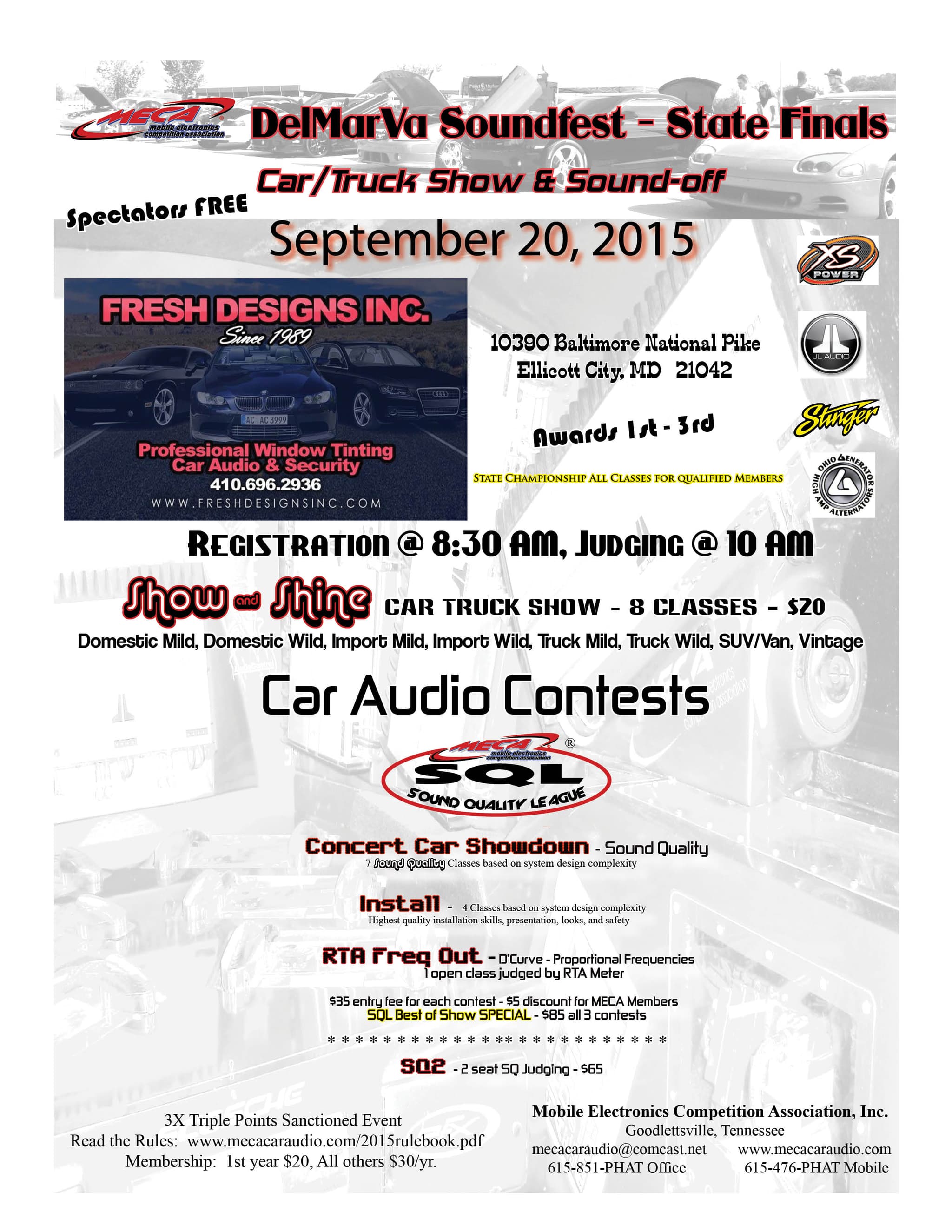 Delmarva Soundfest - Regional Finals Flyer