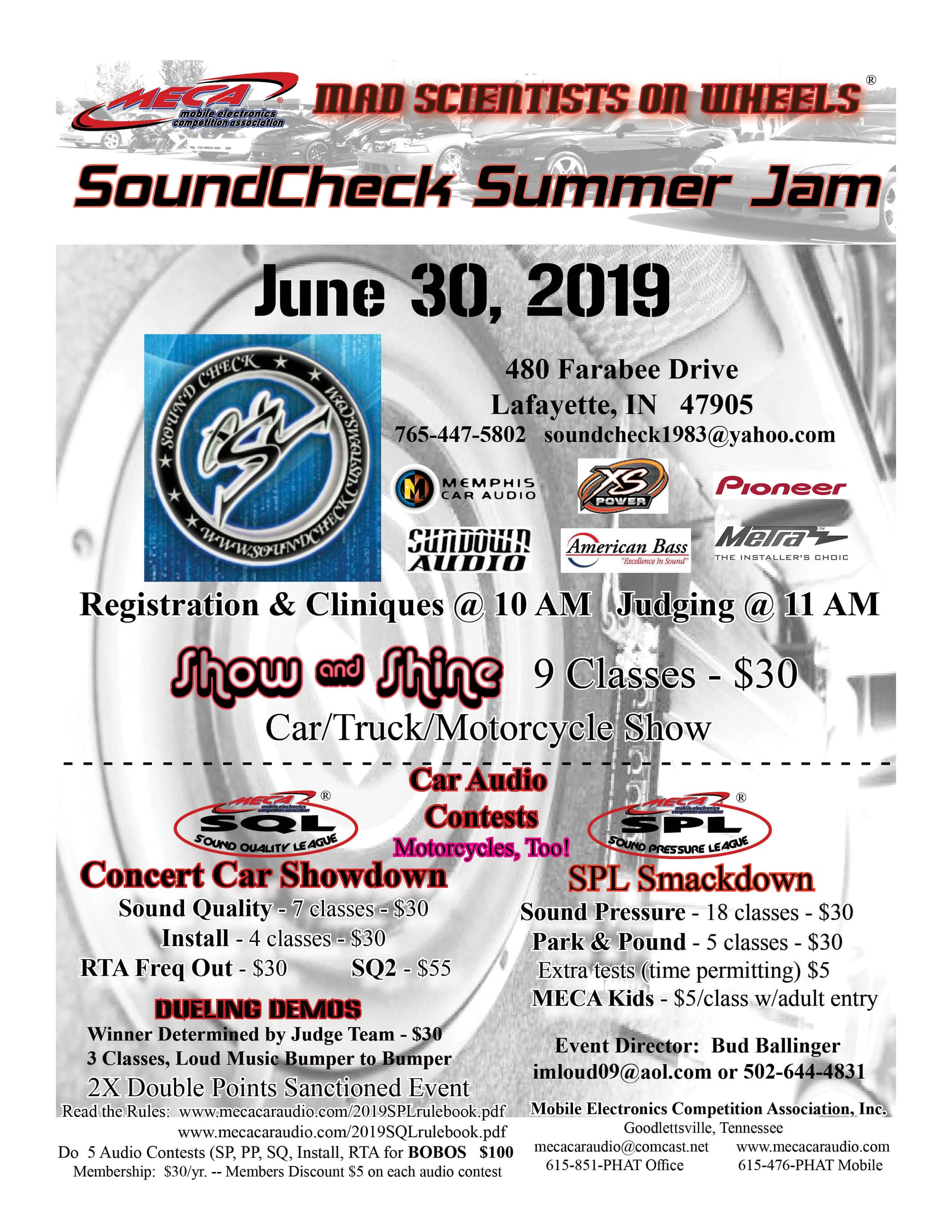 SoundCheck Summer Jam Flyer