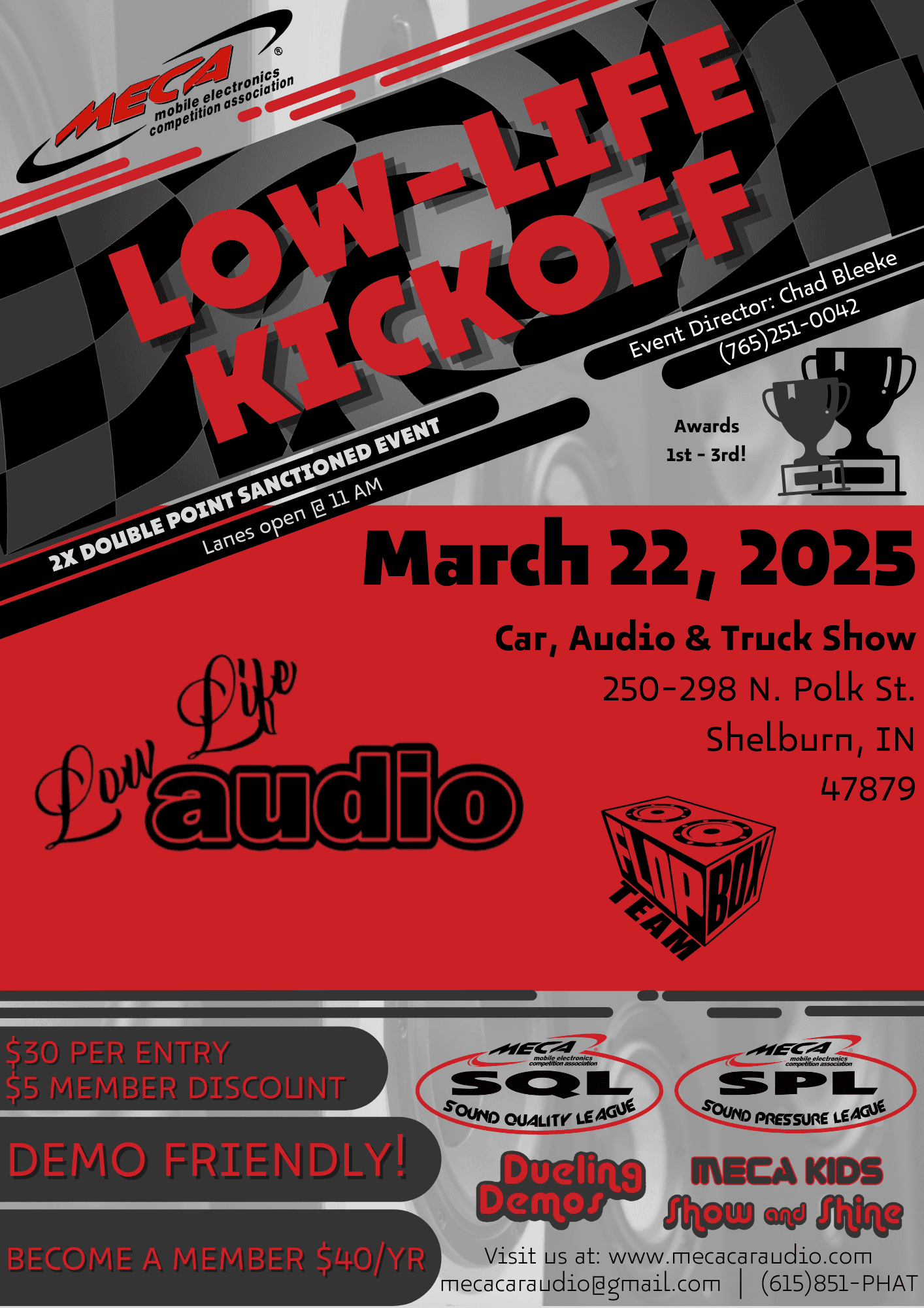 Low-Life Kickoff (Points Fix) Flyer