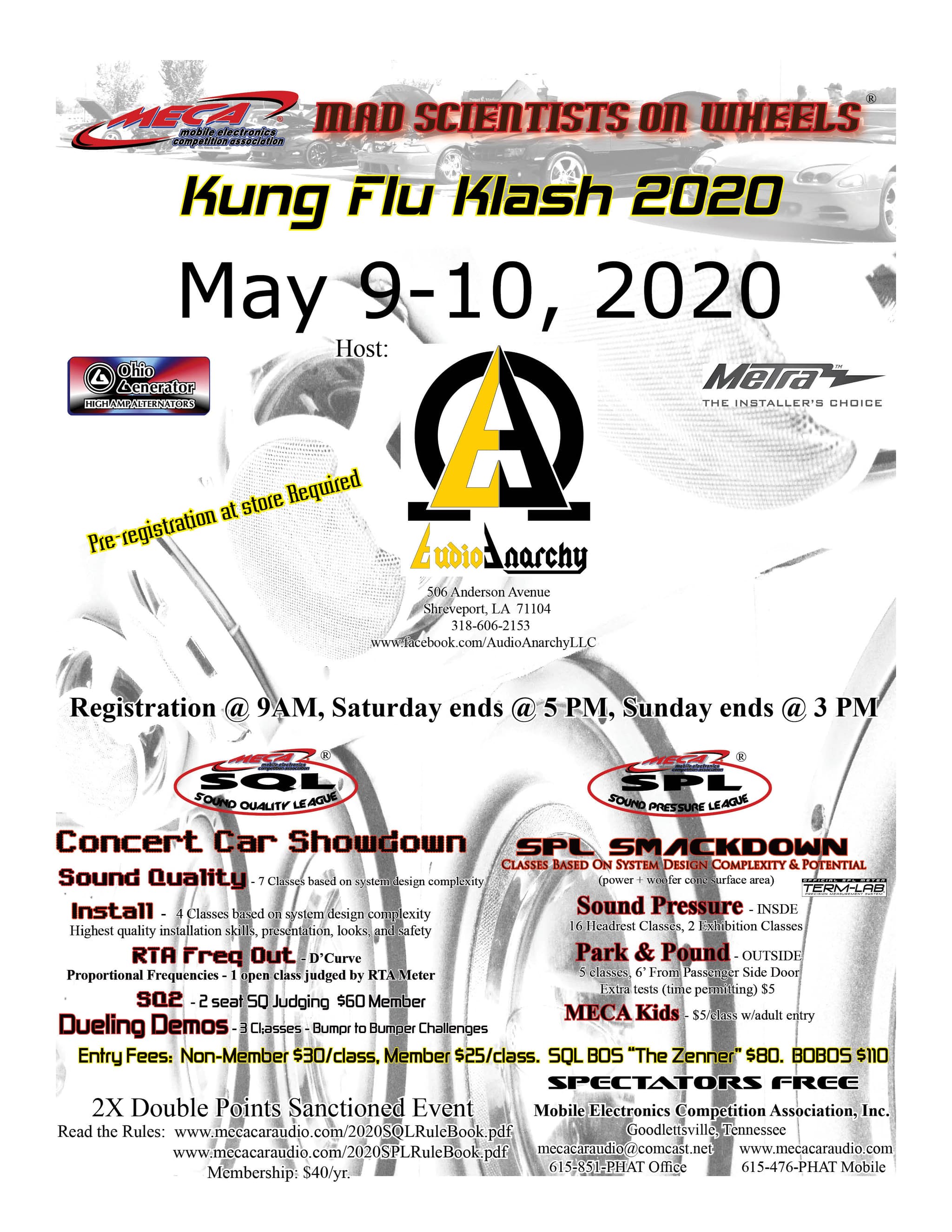 King Flu Klash Flyer