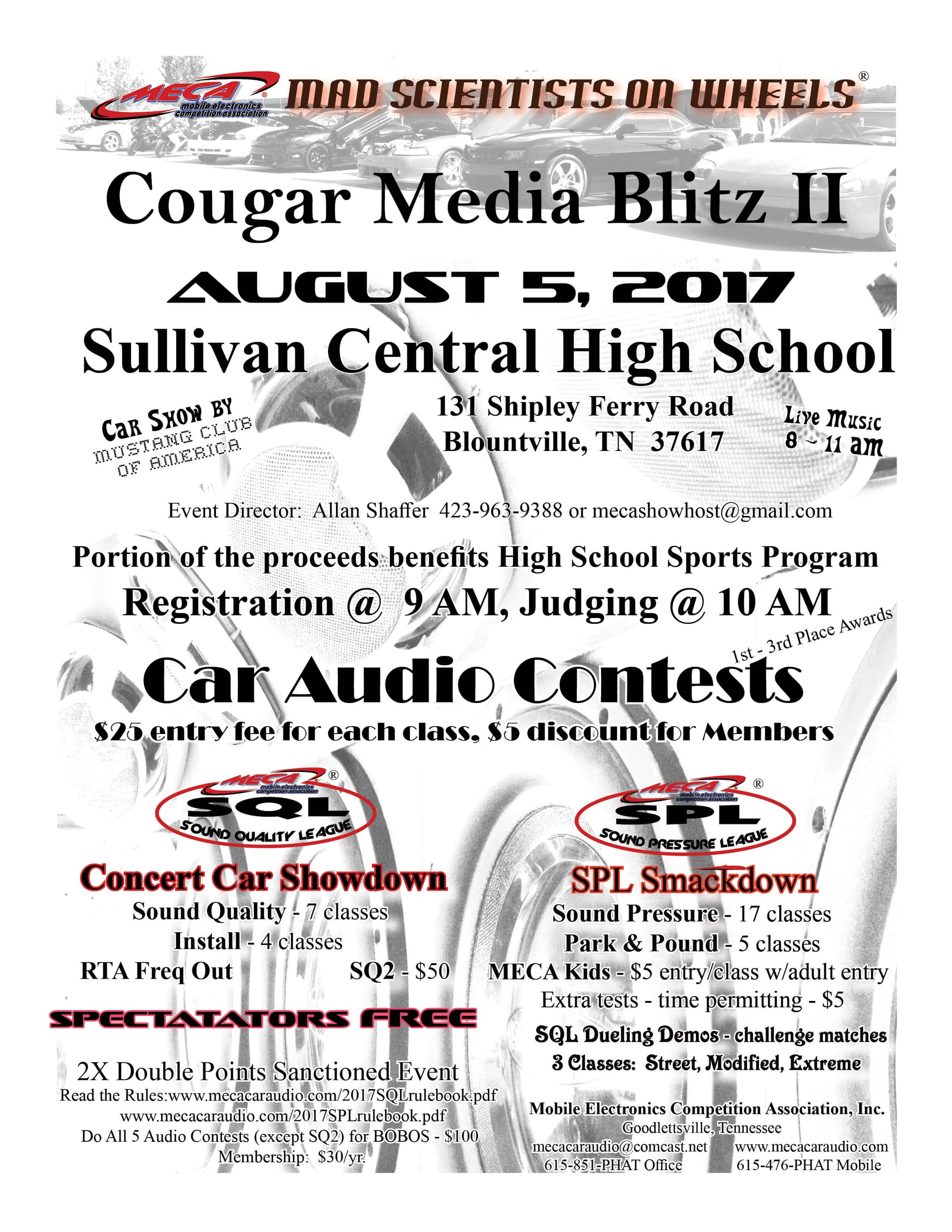 Cougar Media Blitz II Flyer