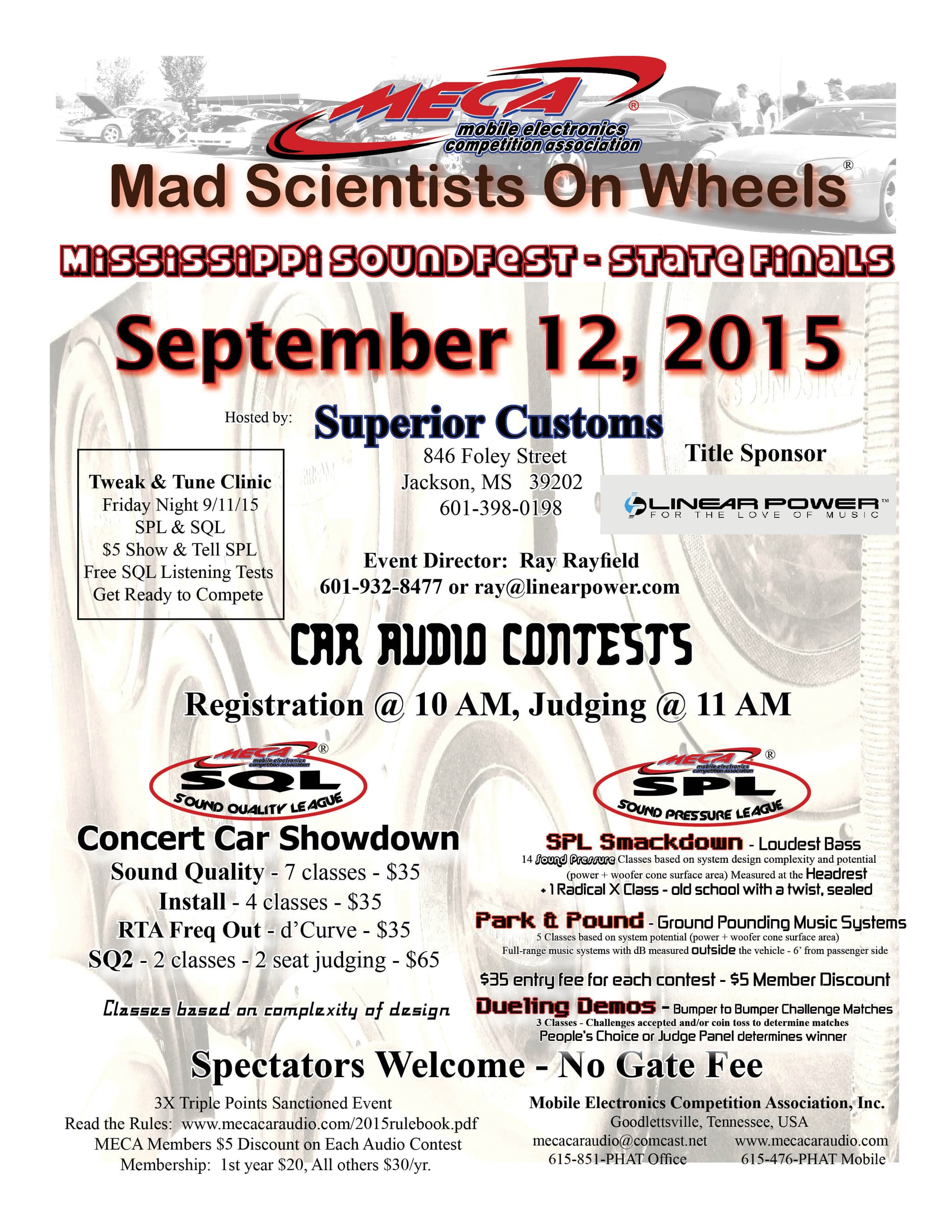 Mississippi Soundfest - State Finals Flyer