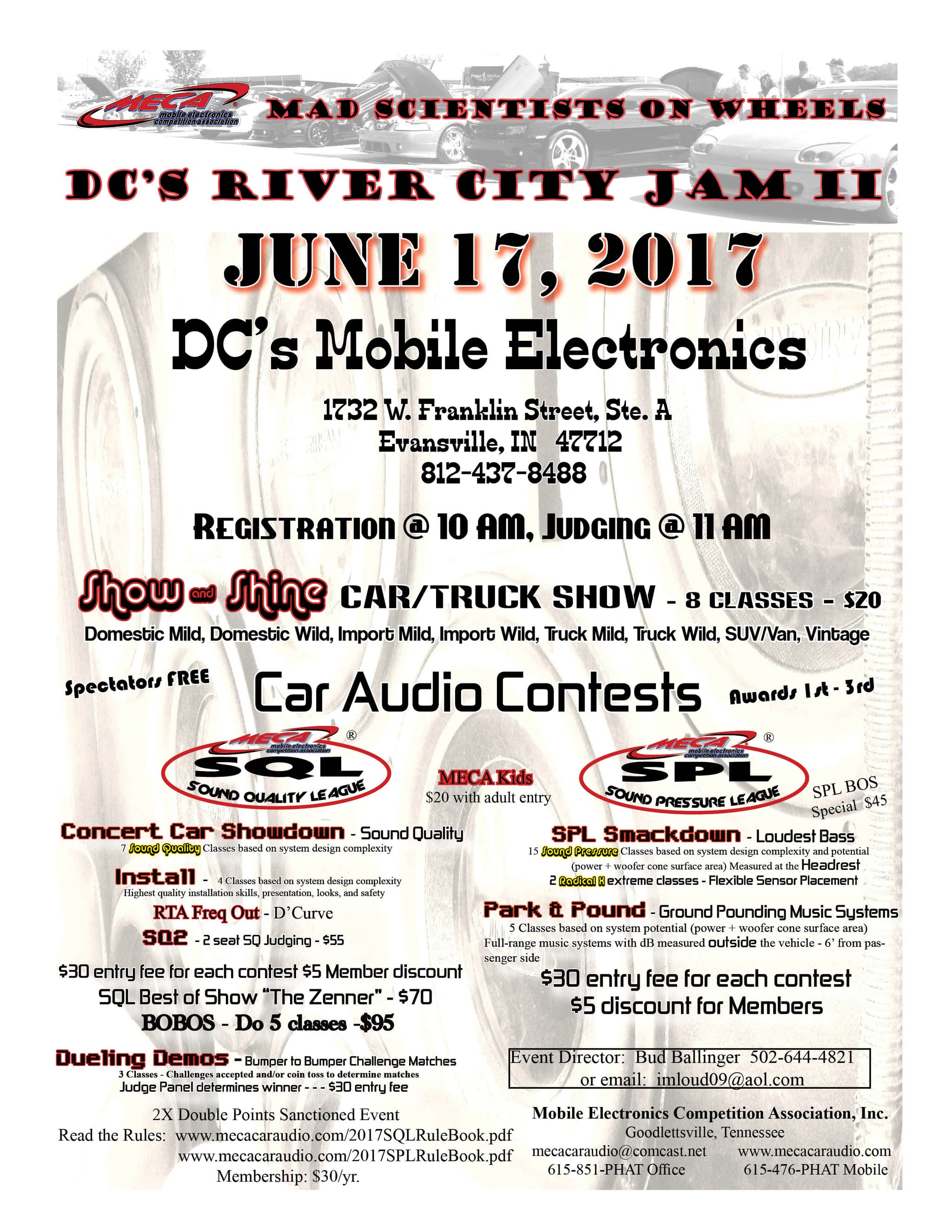 DC's River City Jam II Flyer