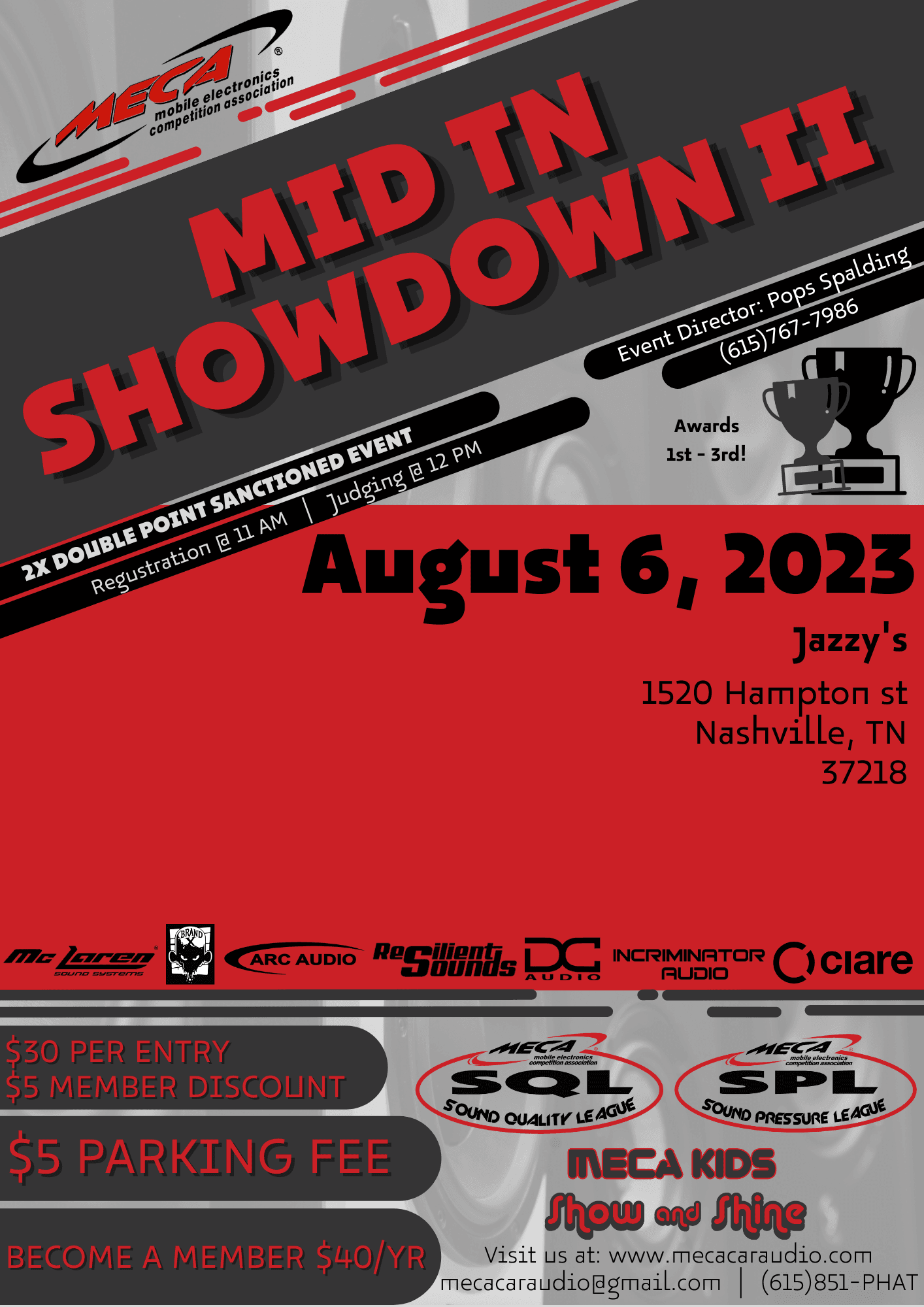 Mid TN Showdown II Flyer
