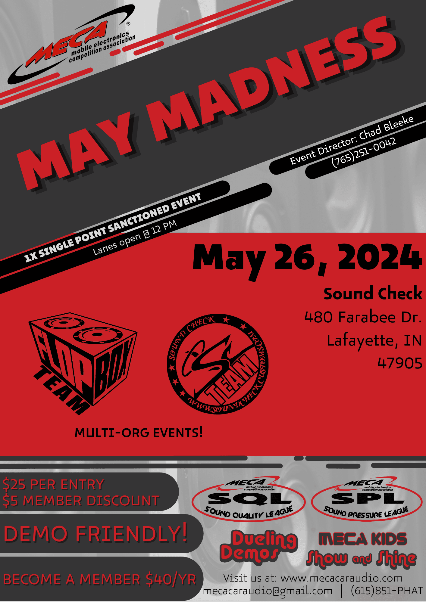 May Madness Flyer