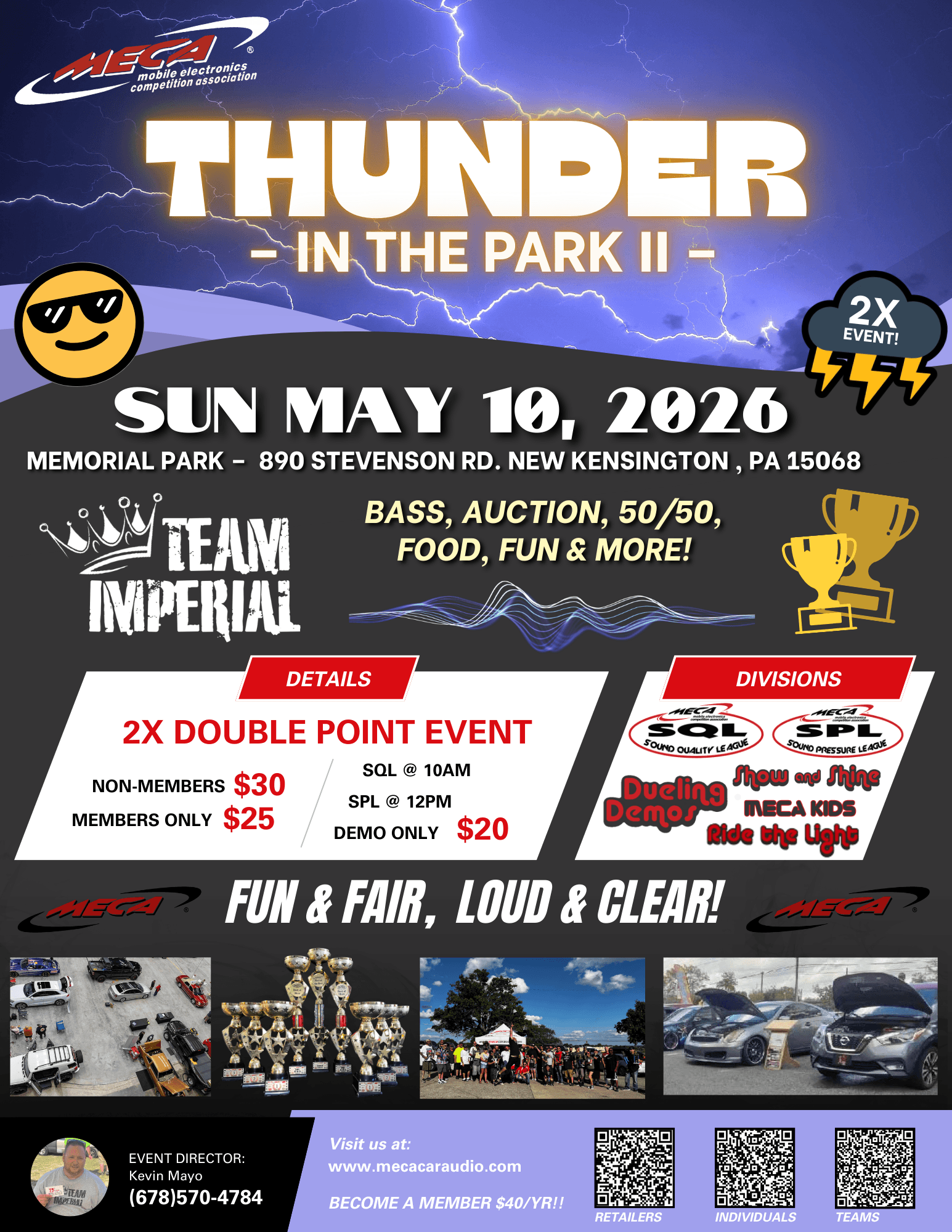 Thunder in The Park II Flyer