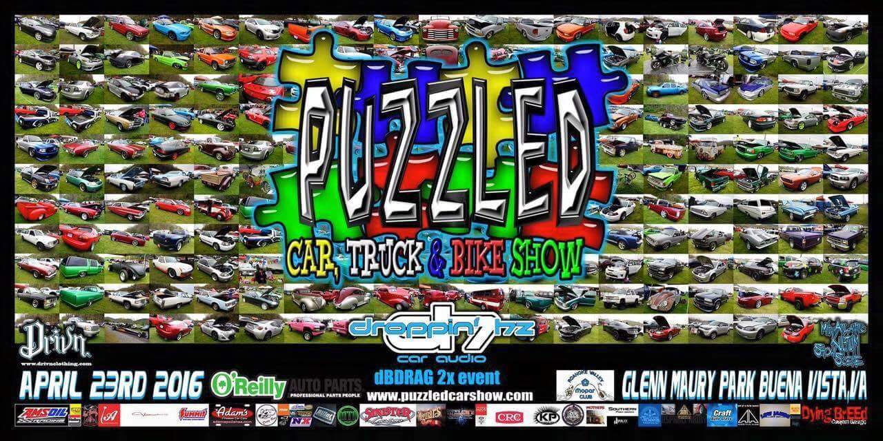 Puzzled Car, Truck, & Bike Show V2 Flyer