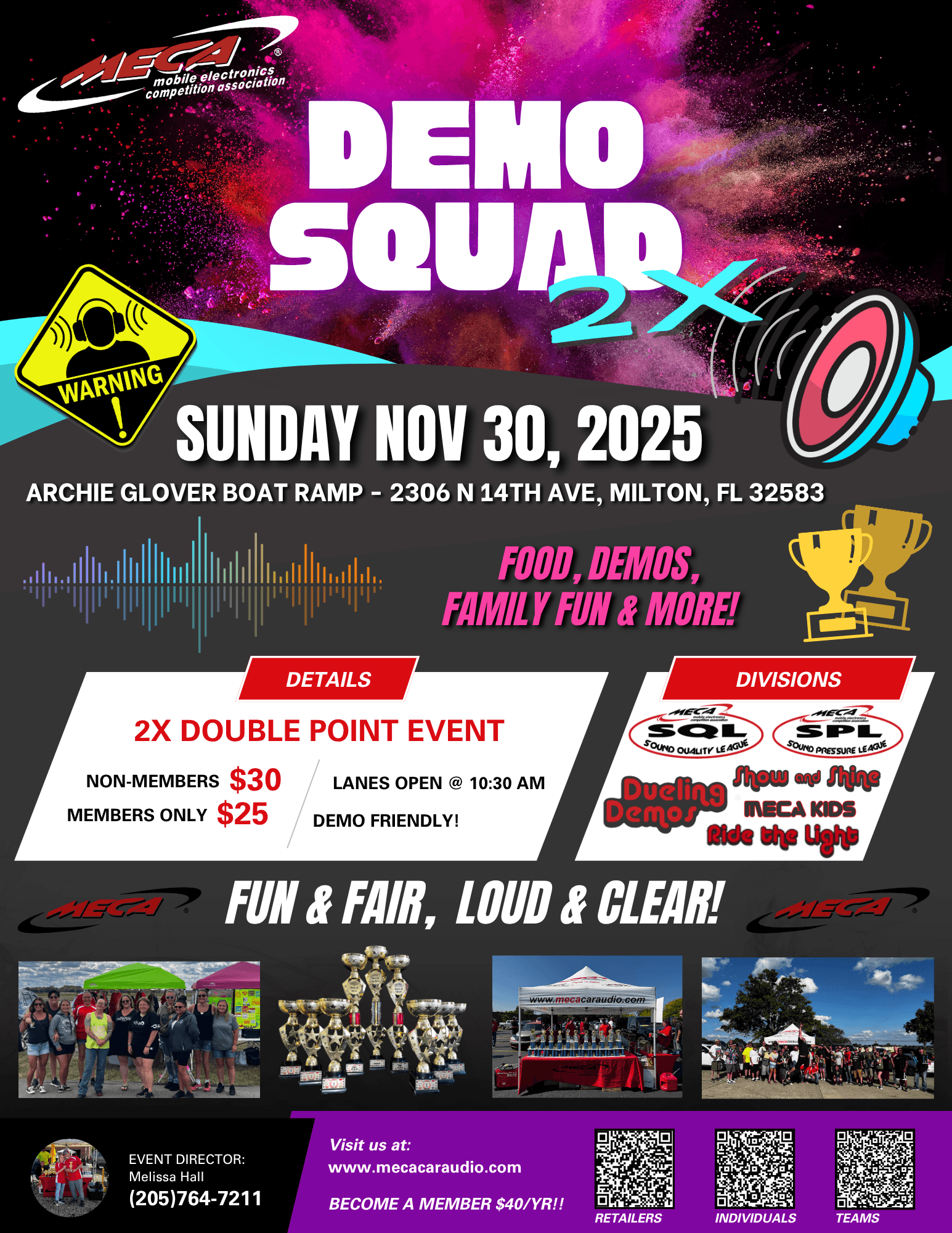 DEMO SQUAD 2X Flyer