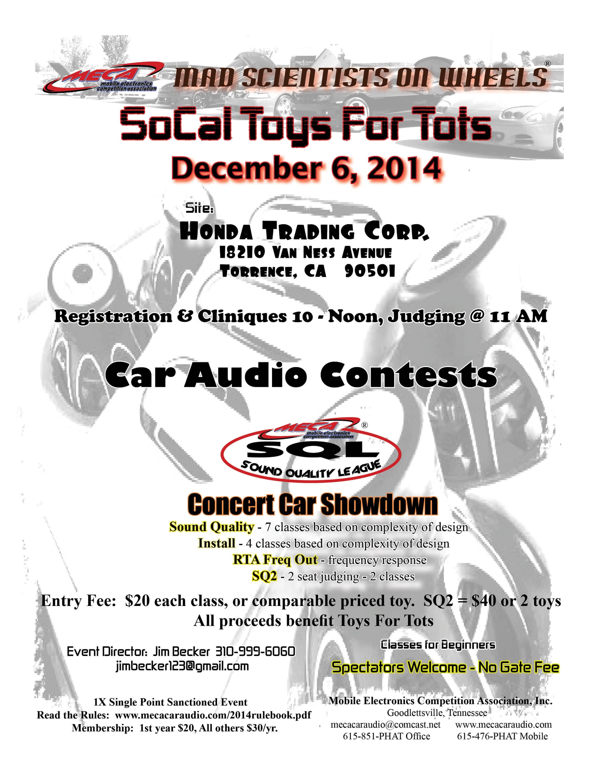 SoCal Toys For Tots Flyer