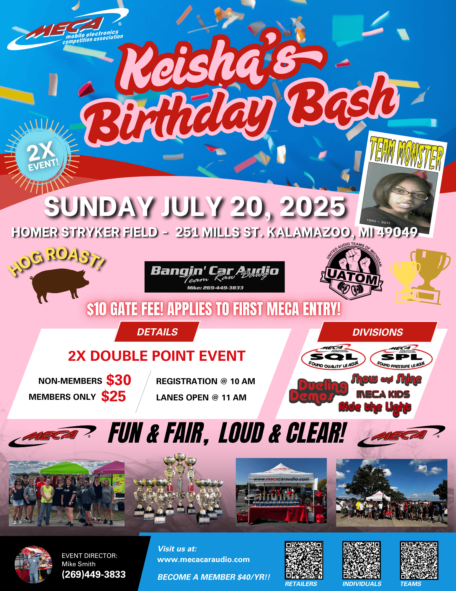 Keisha's Birthday Bash Flyer