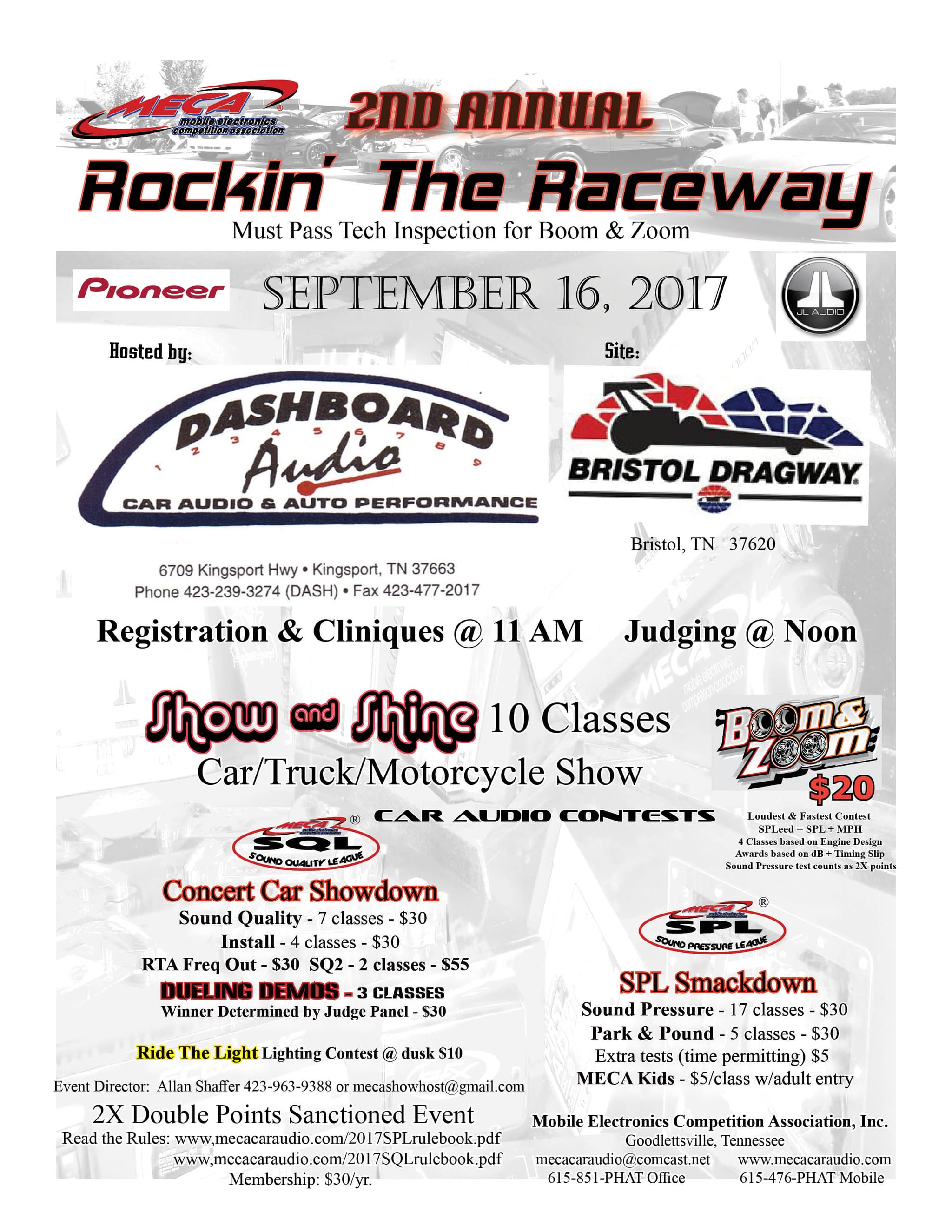 Rockin' The Raceway Flyer