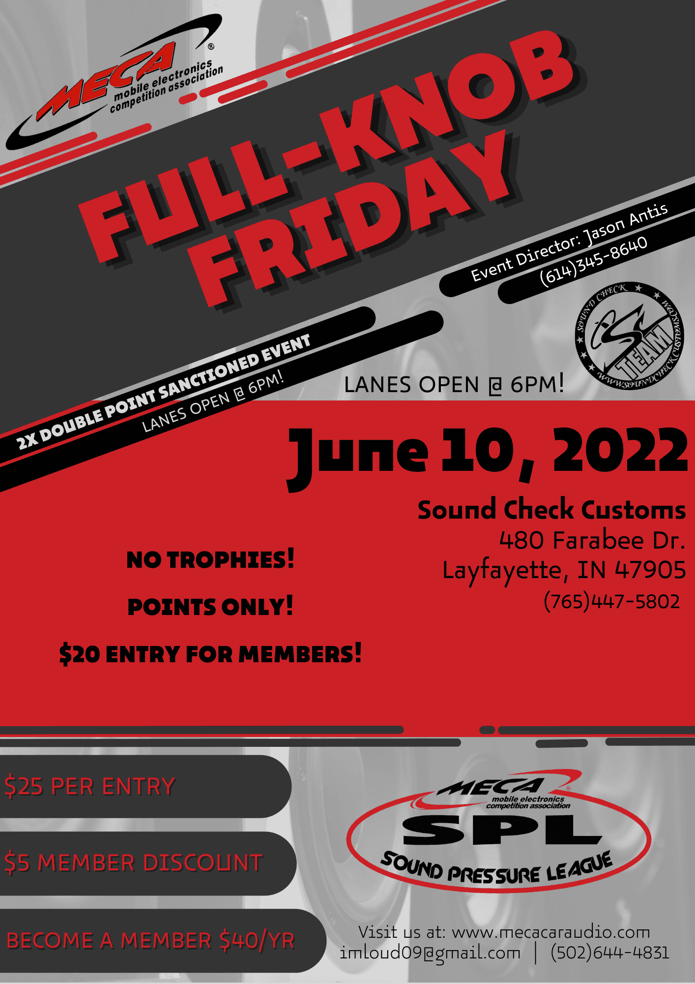 FULL-KNOB FRIDAY Flyer