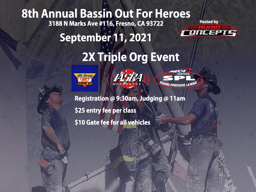 8th Annual Bassin Out For Heroes Flyer