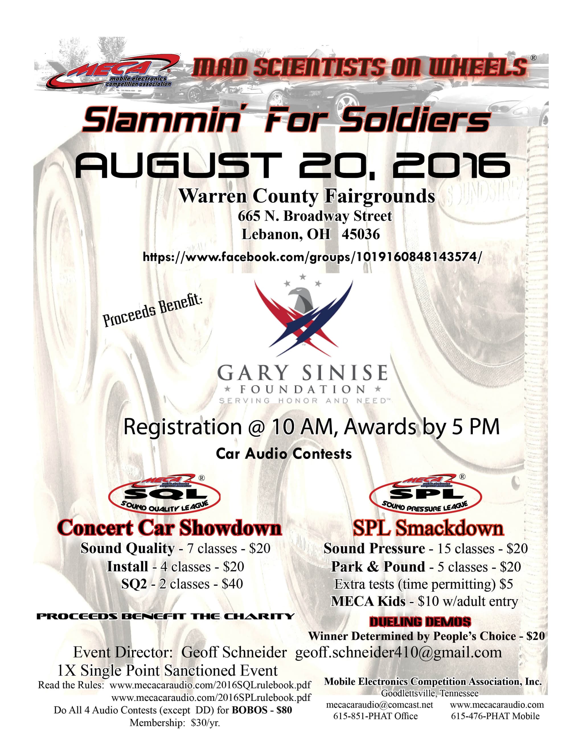 Slammin 4 Soldiers Flyer