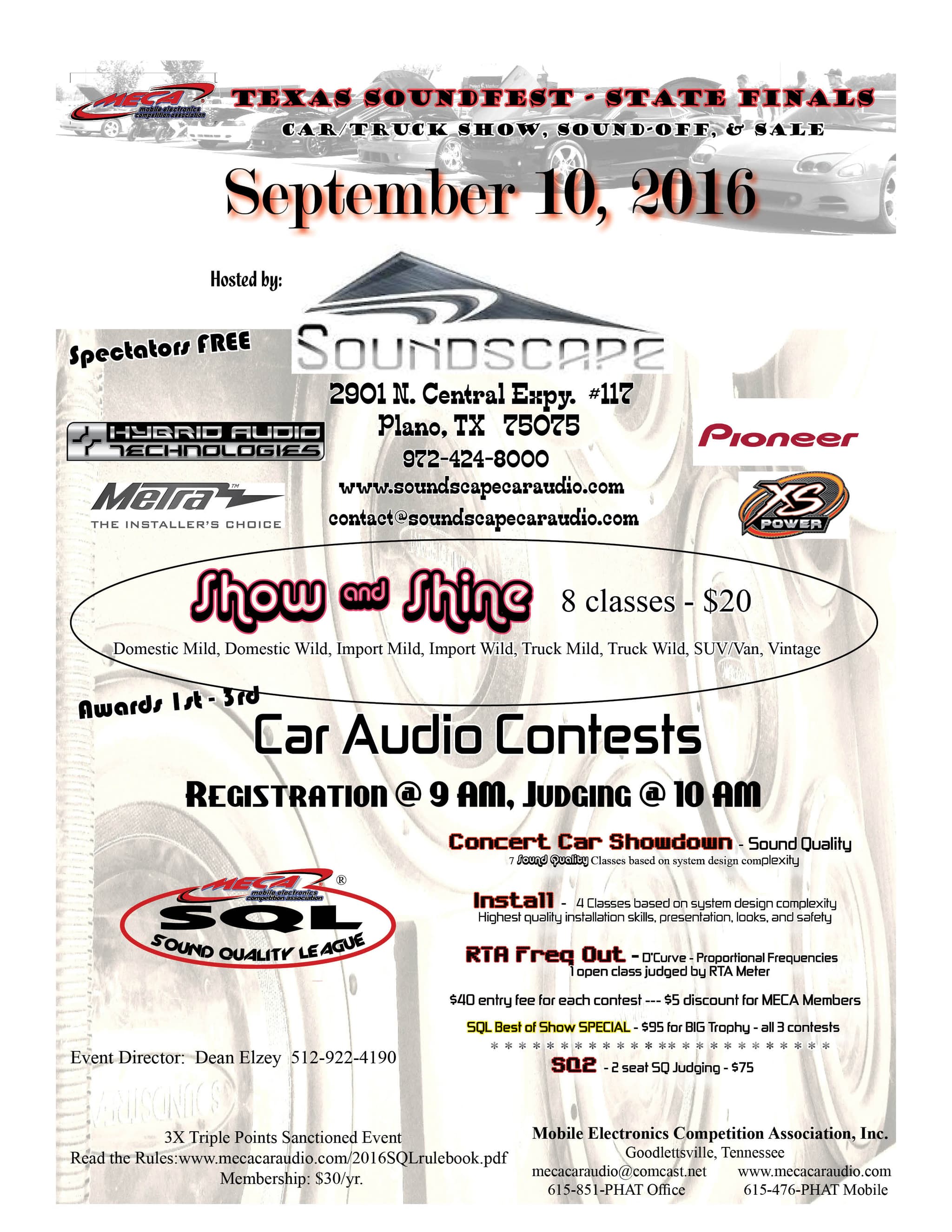 Texas Soundfest - State Finals Flyer