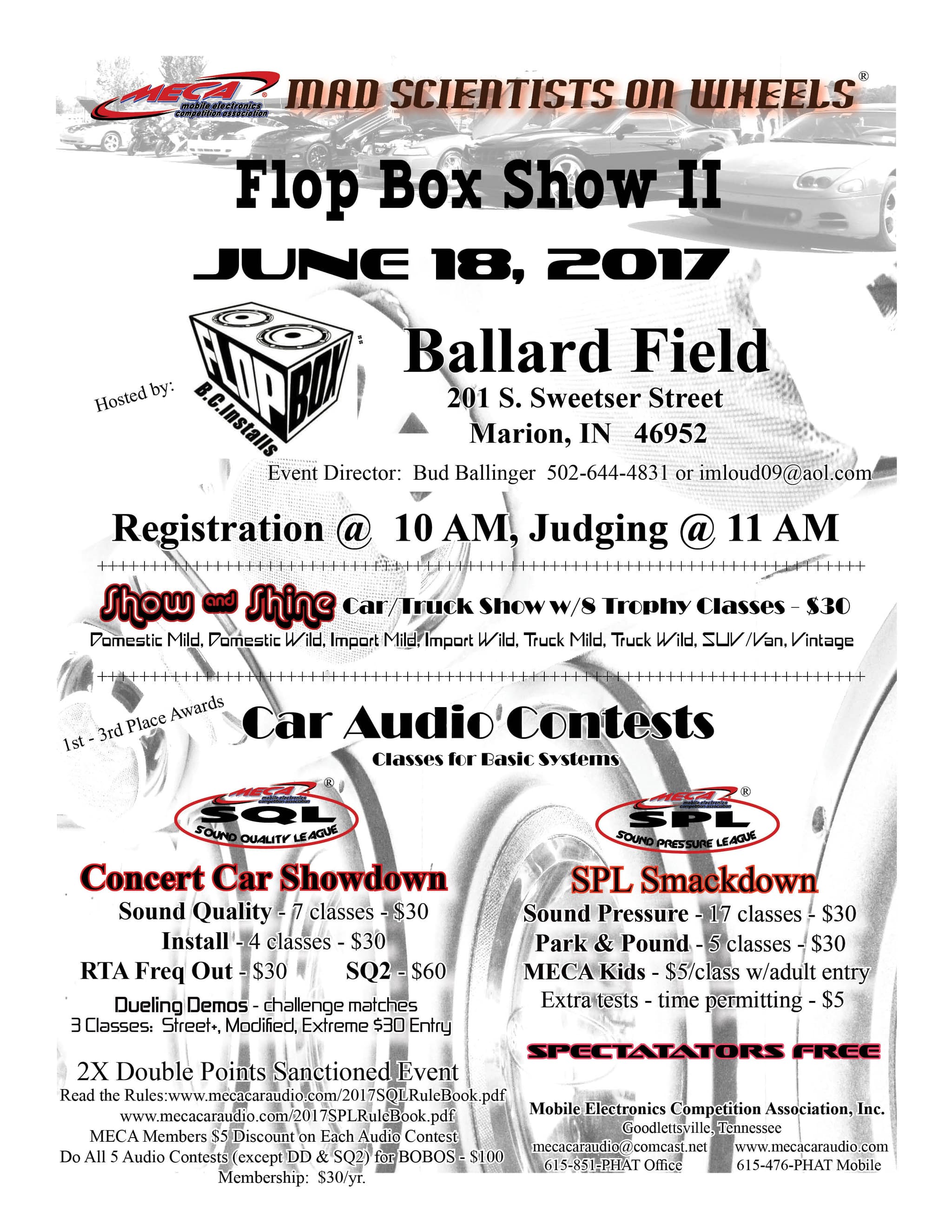 Flop Box Show II Flyer