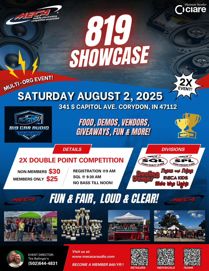 819 Showcase Flyer