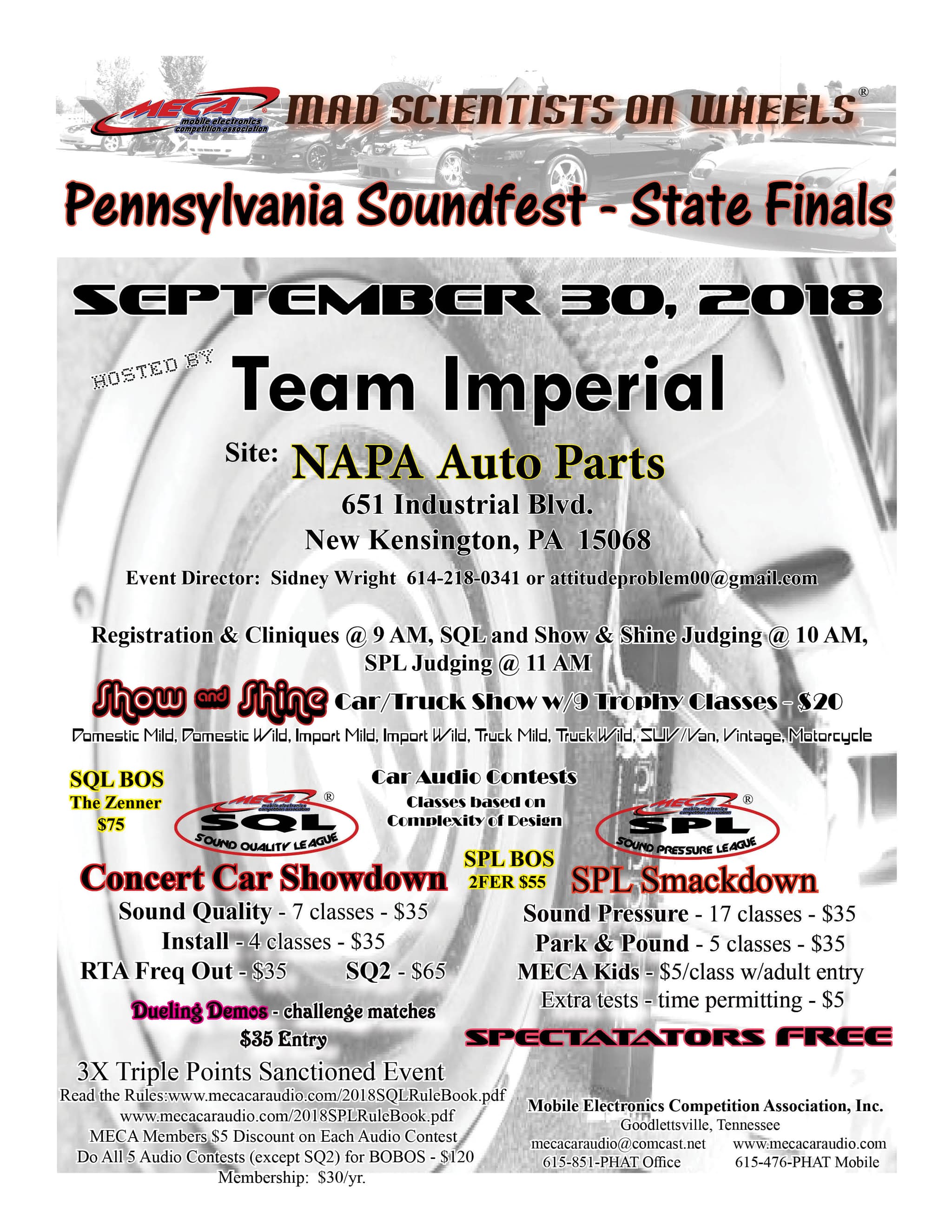 Pennsylvania Soundfest - State Finals Flyer