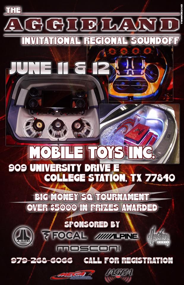 Aggieland Invitational Regional Soundoff Flyer