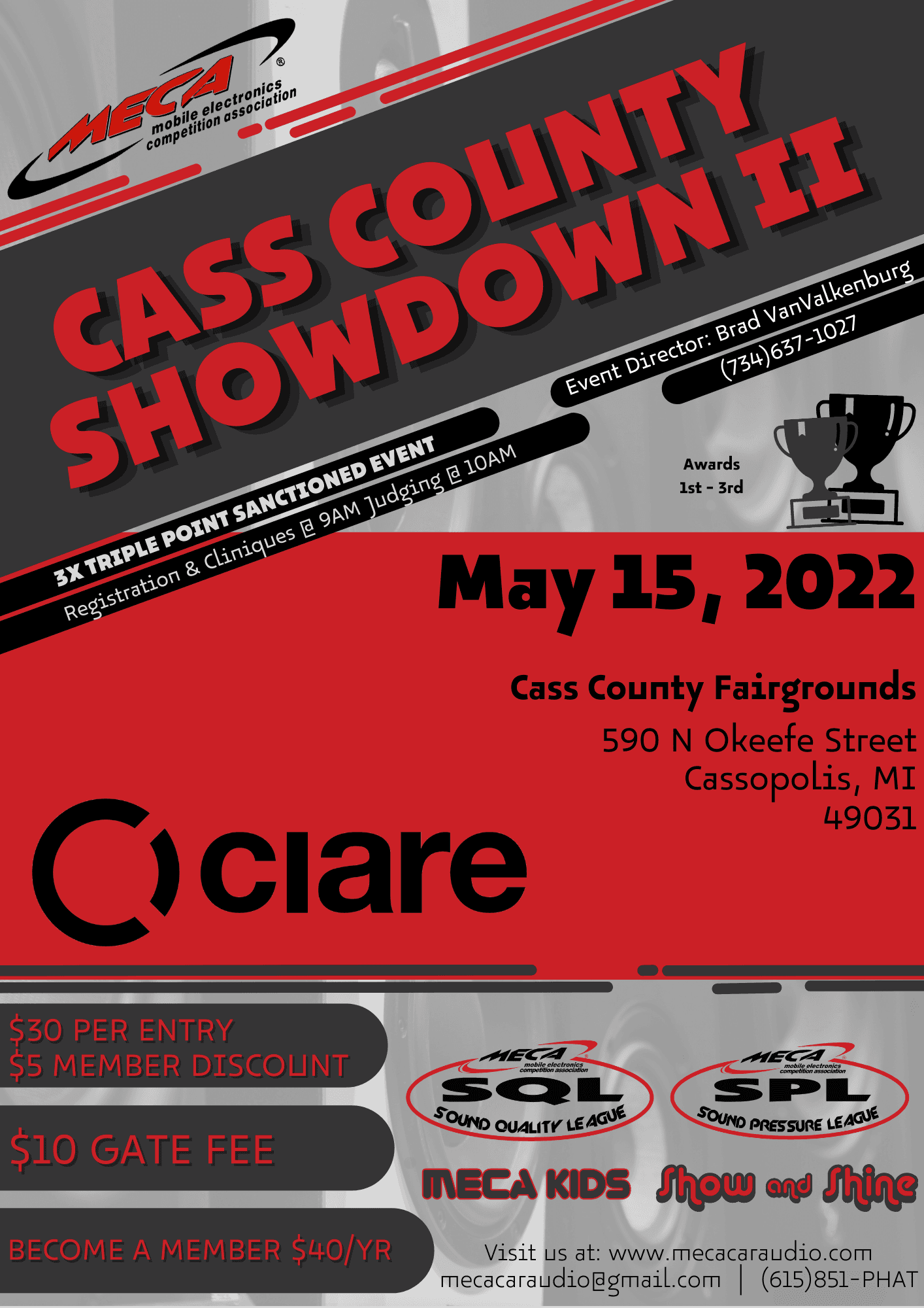 Cass County Showdown II Flyer