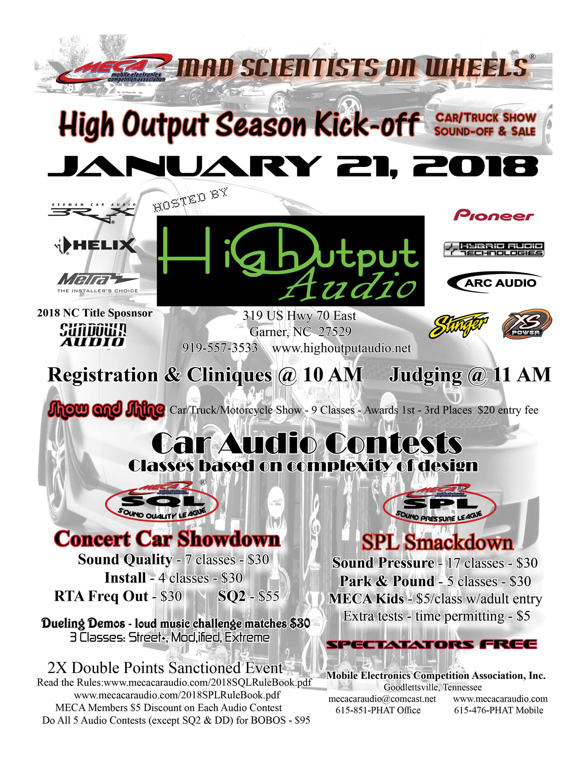 High Output Season Kick-off Flyer