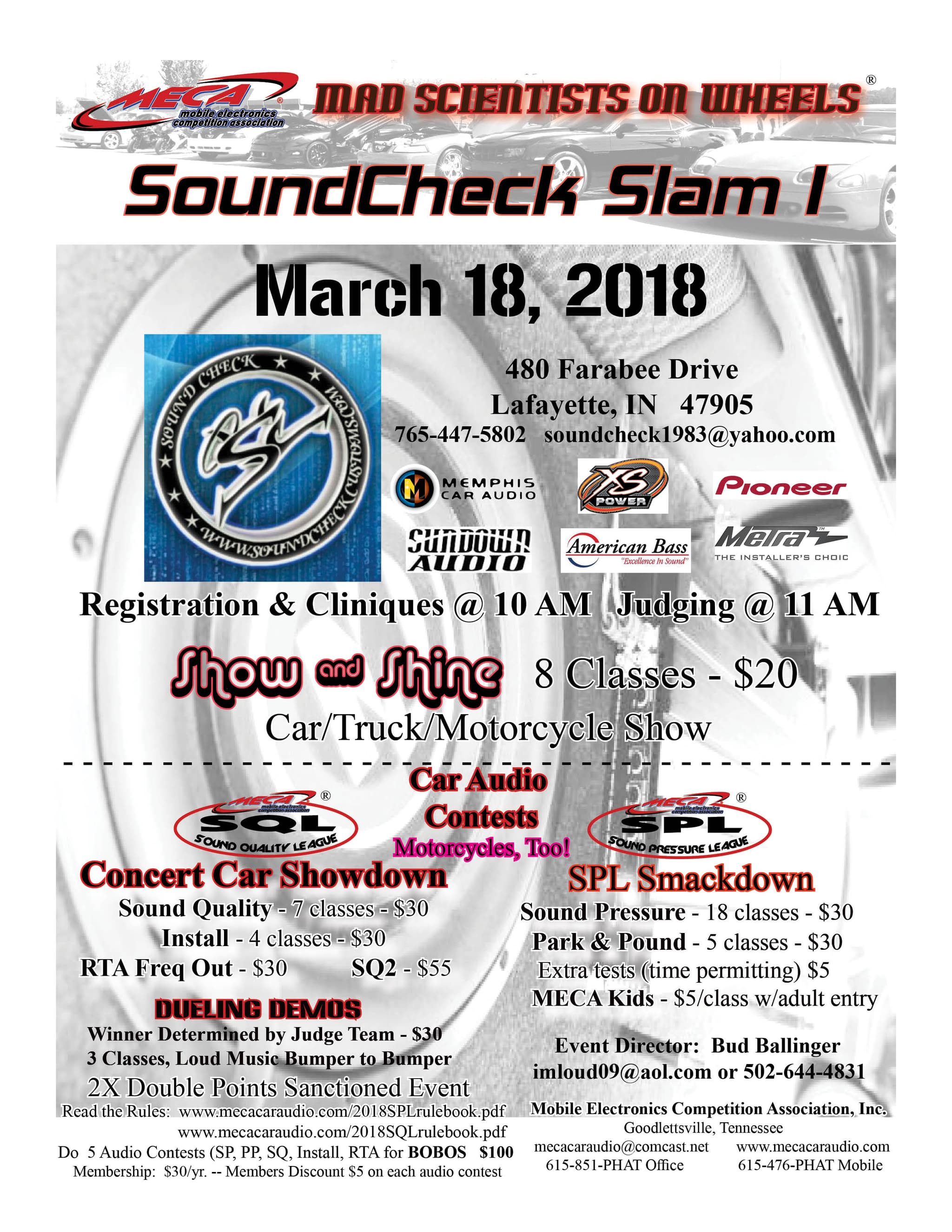 SoundCheck Slam I Flyer