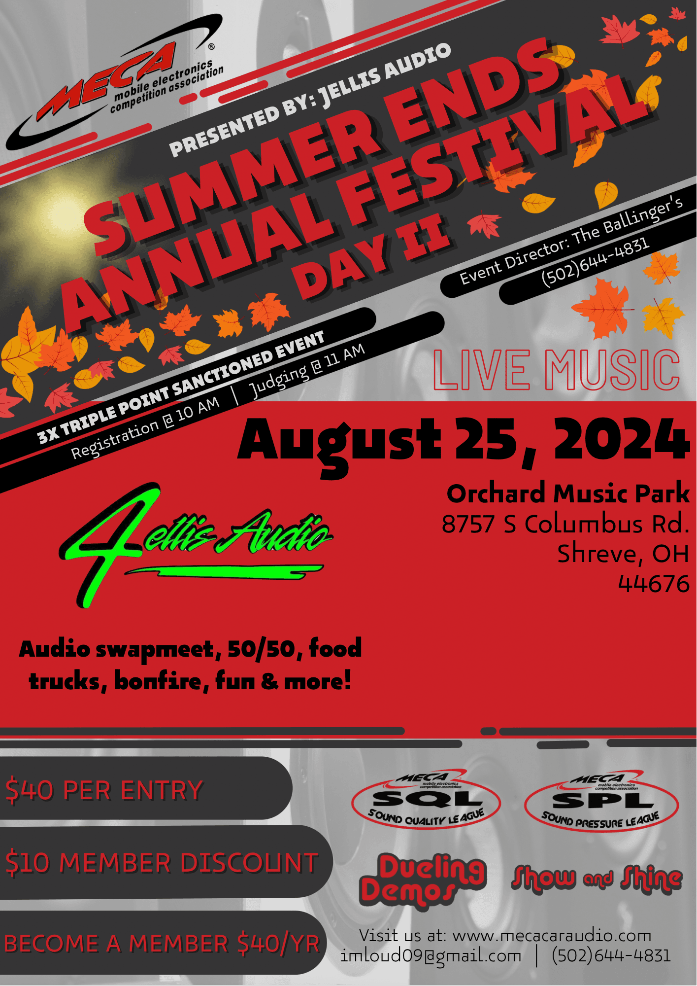 Summer Ends Annual Festival DAY II Flyer