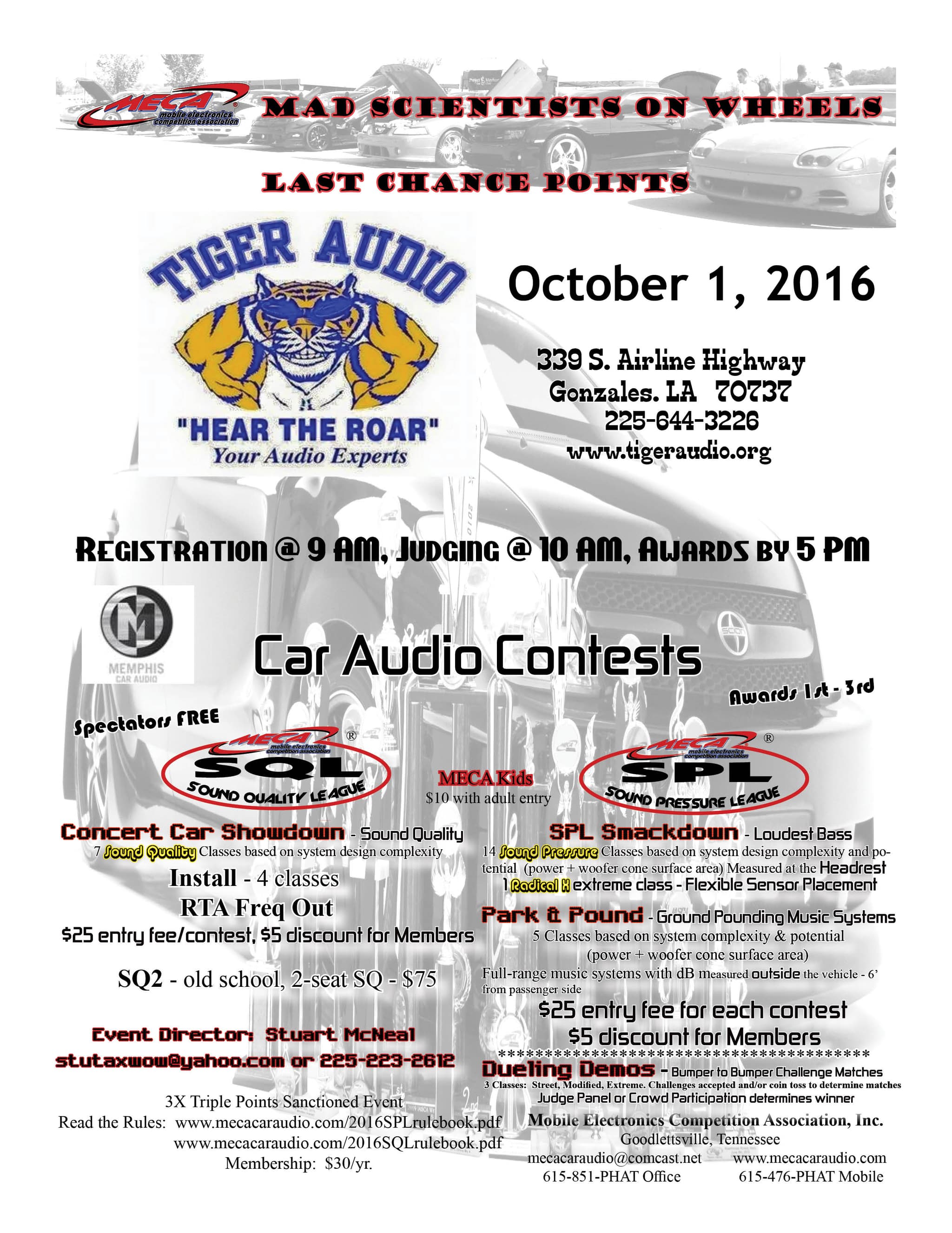 Last Chance Points Flyer