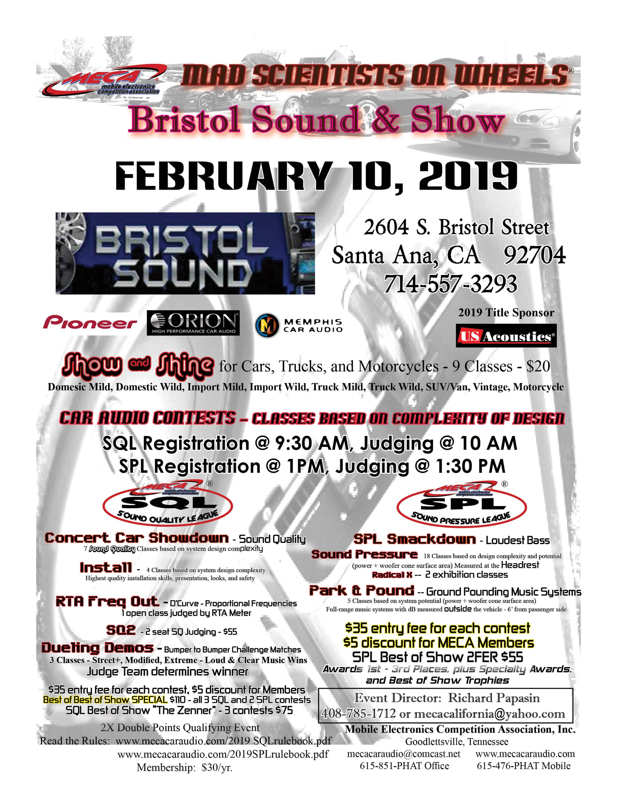 Bristol Sound and Show Flyer