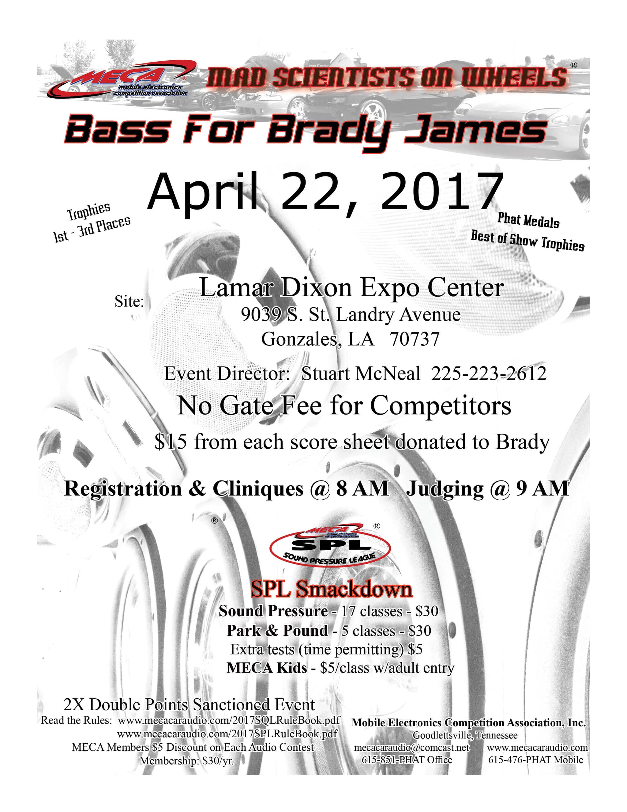 Bass for Brady James Flyer